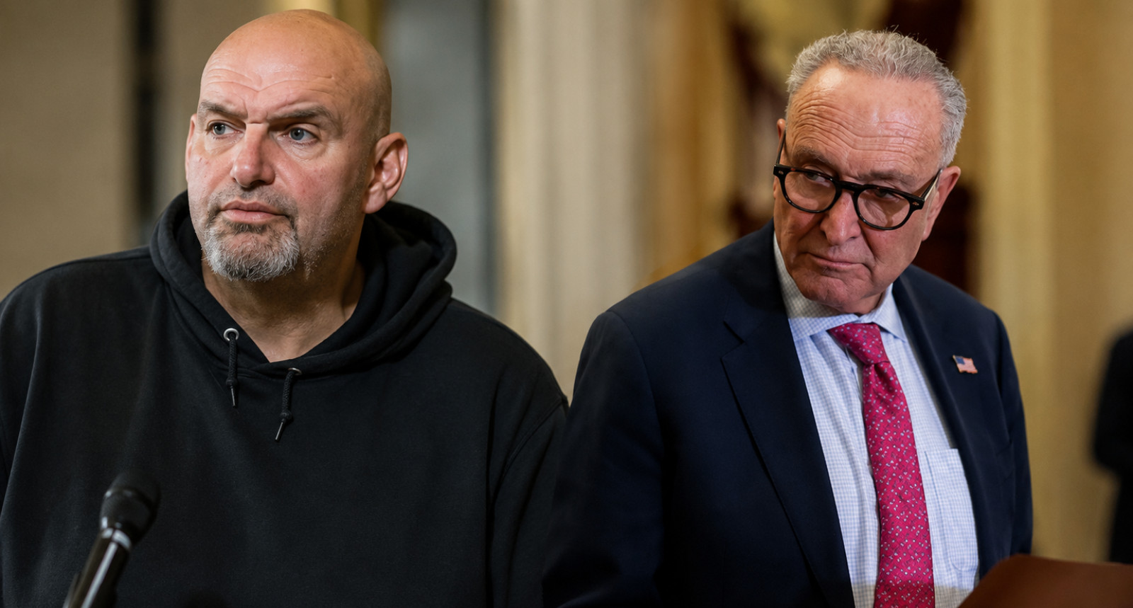 SENATE CHAOS — DEMOCRAT SEN. FETTERMAN THROWN OUT