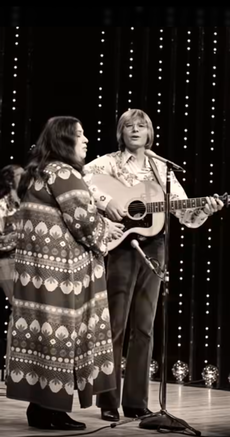 Get ready for goosebumps hearing late greats John Denver and Cass Elliot’s live duet on “Leaving on a Jet Plane” – this has to be one of the greatest vocal duos ever!