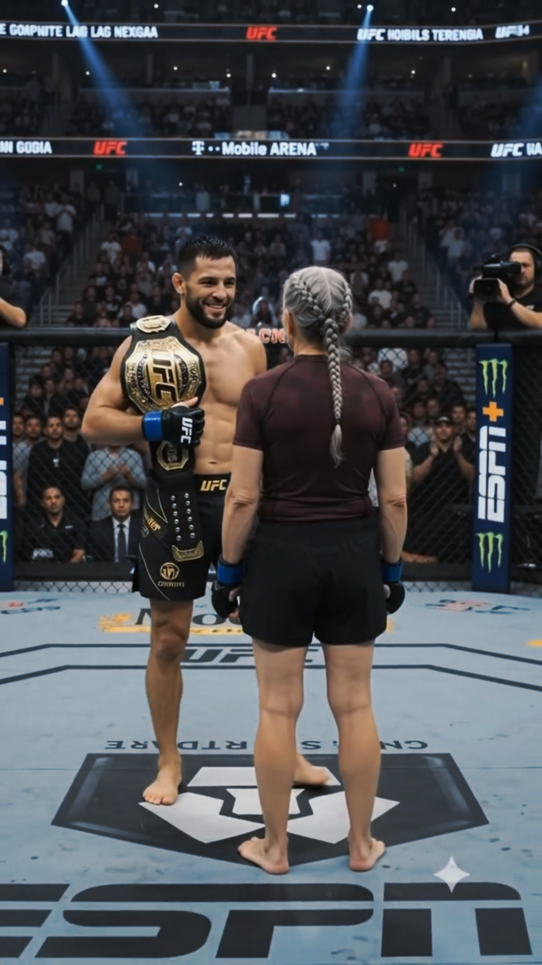 FULL STORY:: The entire arena laughed when an 80-year-old grandmother claimed she was there to fight America's undefeated boxing champion