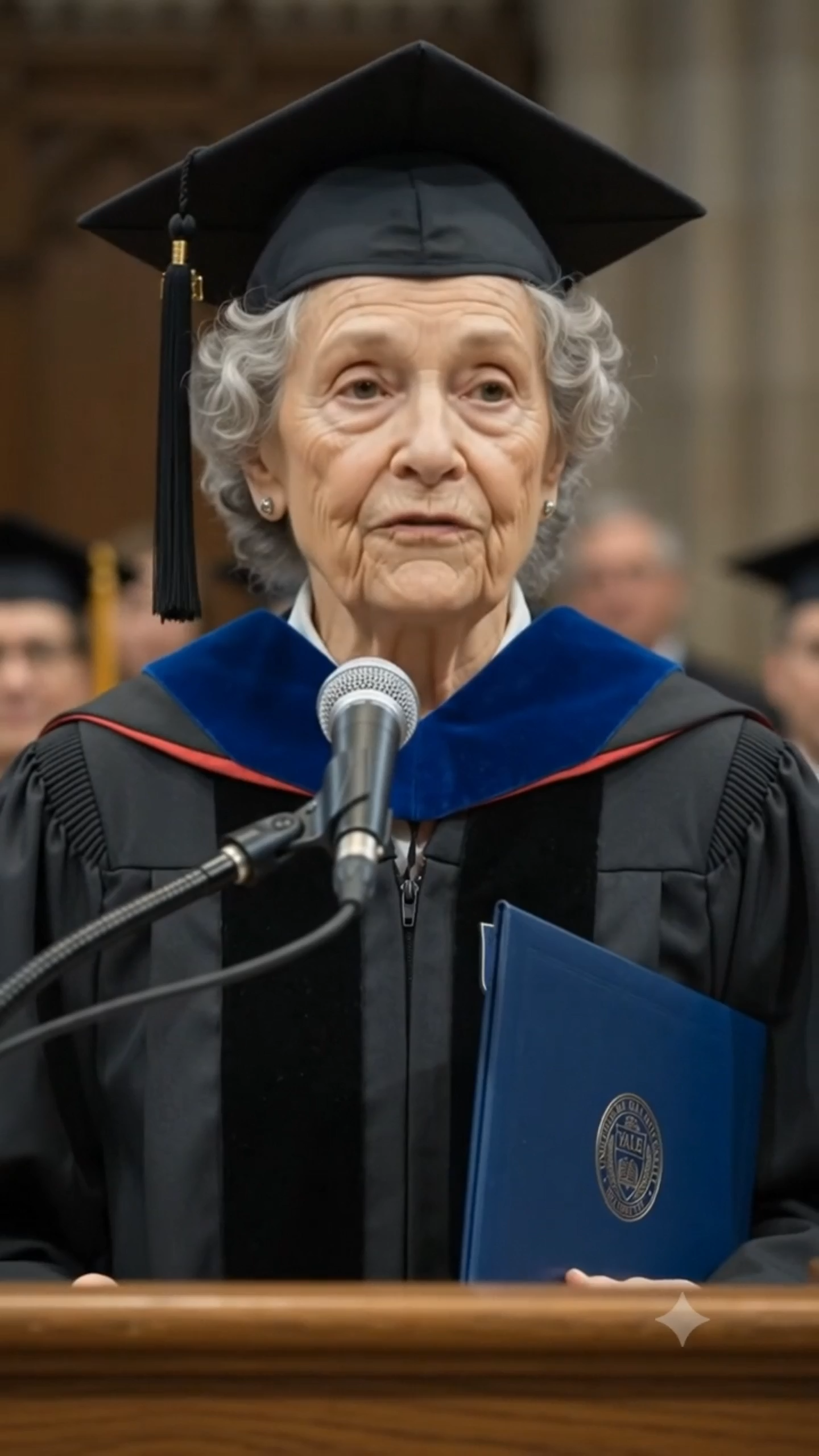 Full Story  : / The 84-Year-Old Grandma Everyone Mocked at Graduation... Until She Took the Podium
