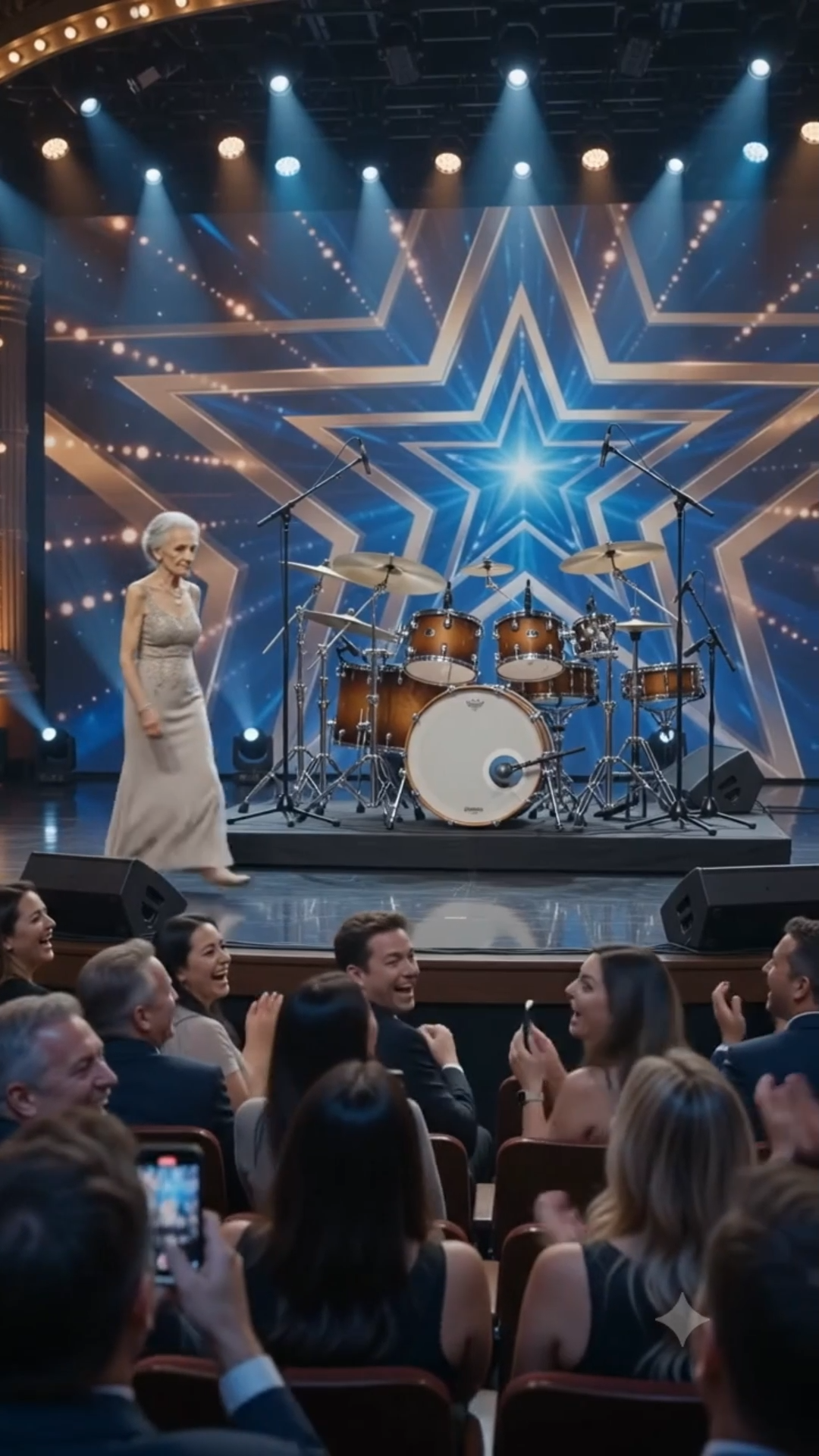 Full: D. THEY LAUGHED WHEN MARGARET SAT BEHIND THE DRUMS