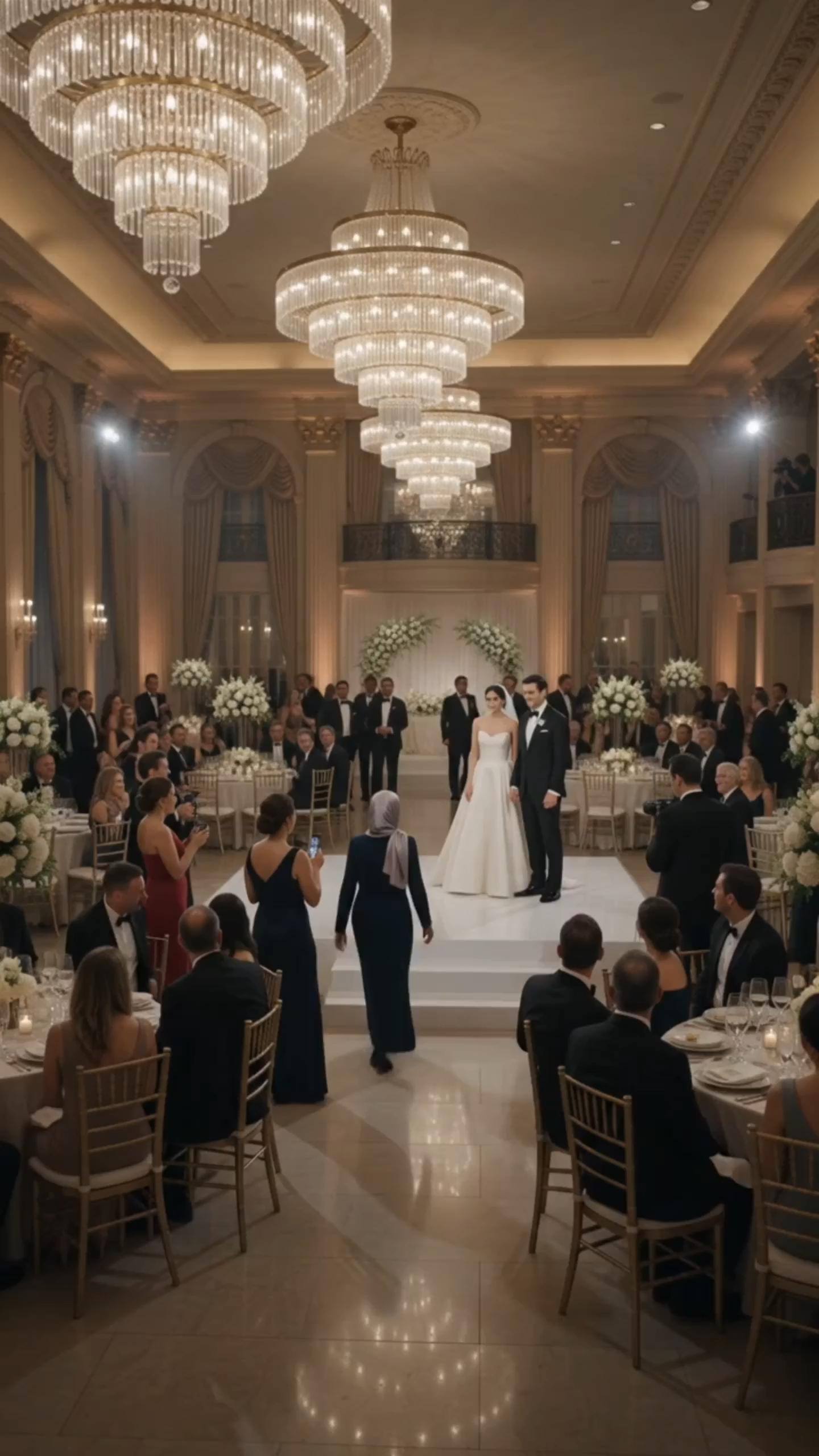 Full : THE OLD WOMAN WHO WALKED ONTO THE WEDDING STAGE