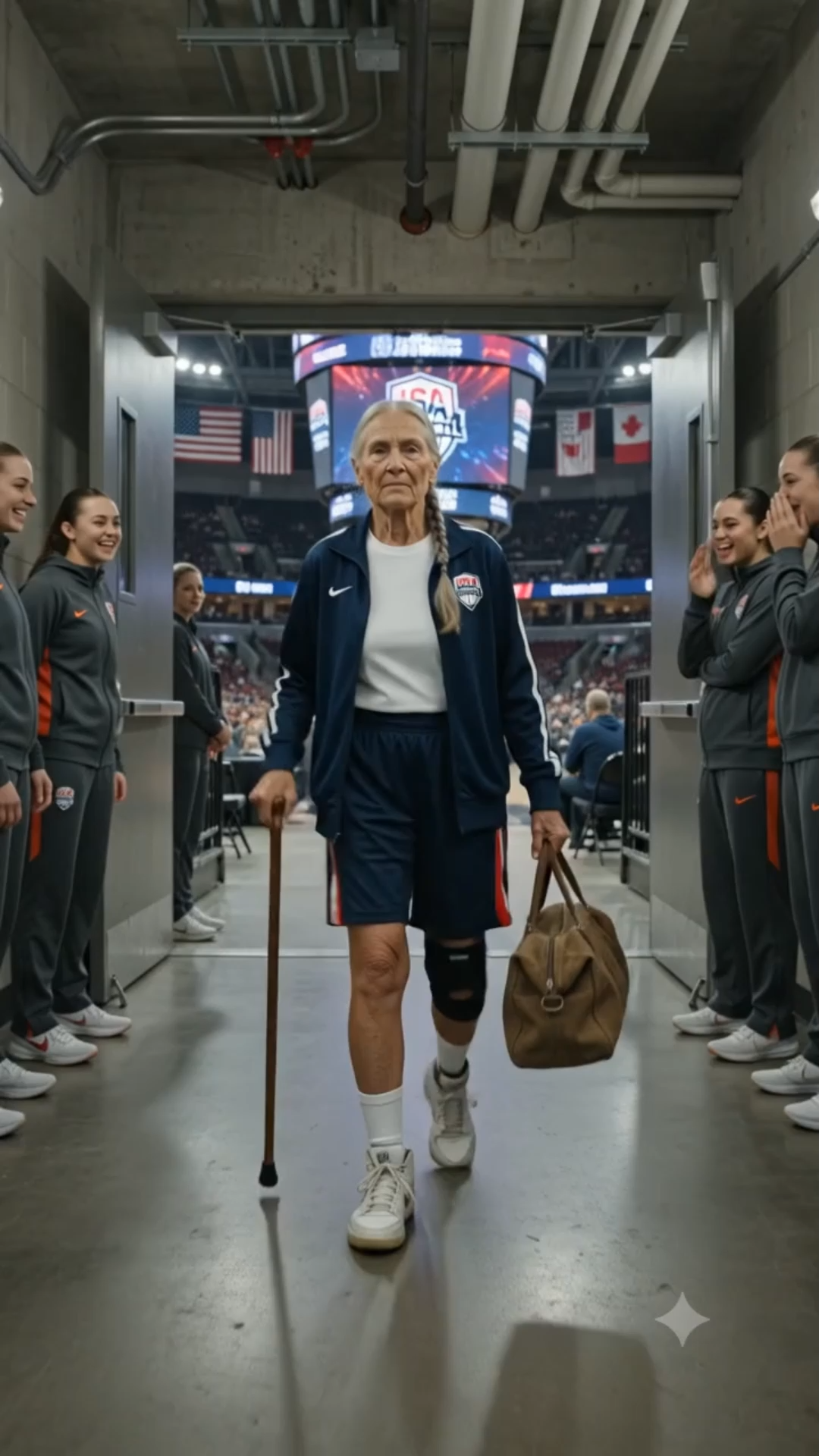 Full: Everyone Laughed at the Old Lady... Until She Stepped on the Court
