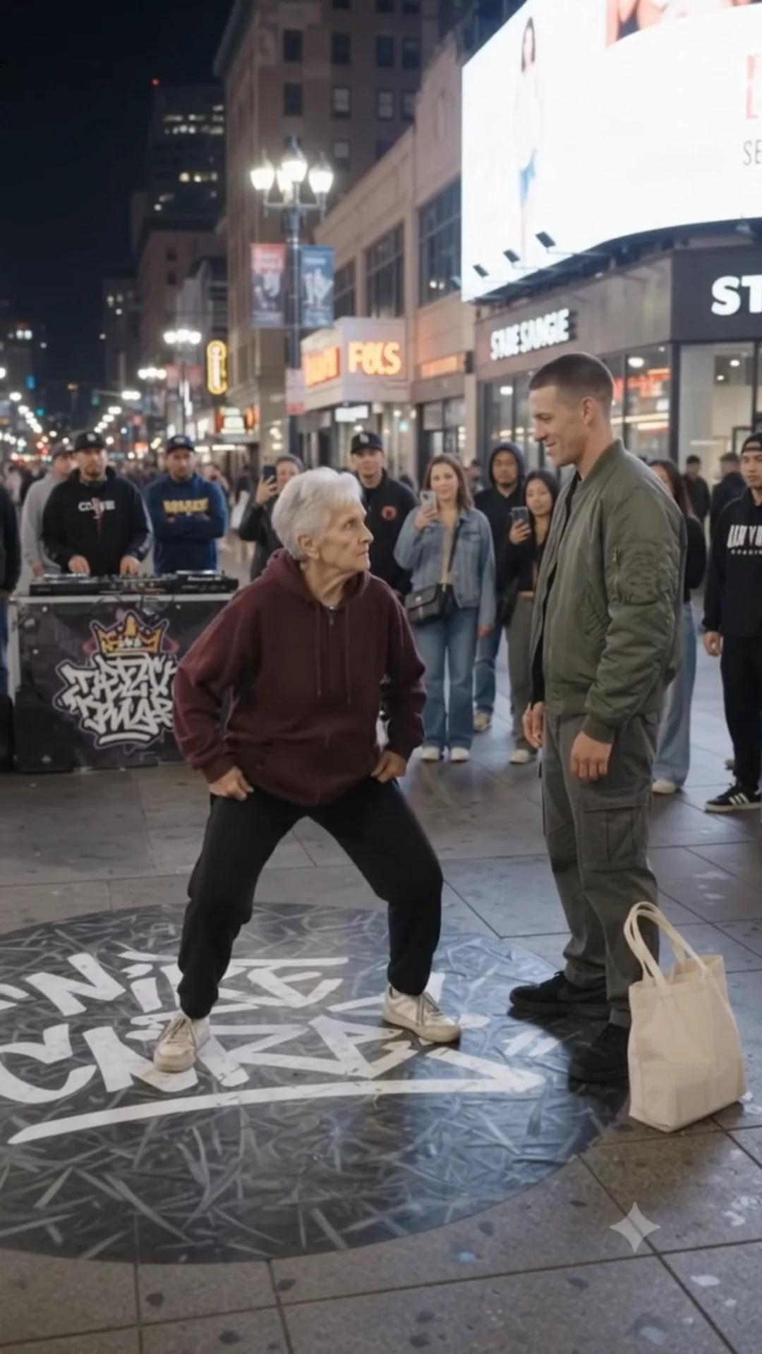 Full: D. THE DANCER MOCKED HER—THEN SHE SHOWED HIM REAL OLD-SCHOOL STYLE