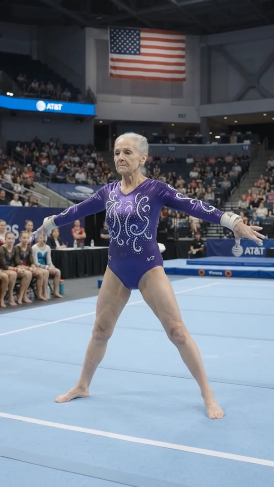 Full: D. THEY LAUGHED AT THIS 80-YEAR-OLD GYMNAST… THEN SHE SALUTED