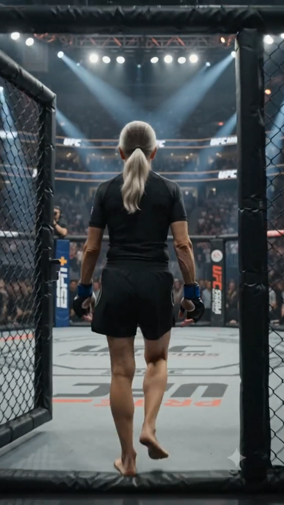 Full; They All Laughed When an Old Woman Stepped Into the Octagon—Until the UFC Champion Said 3 Words That Shocked Everyone!