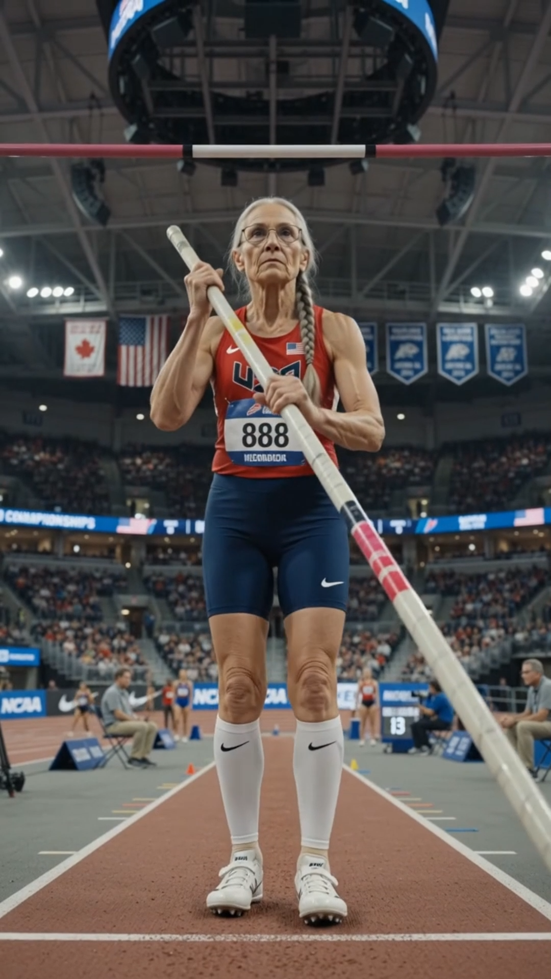 Full: D. Pro Athletes Smirked at the 83-Year-Old... Until She Picked Up the Pole