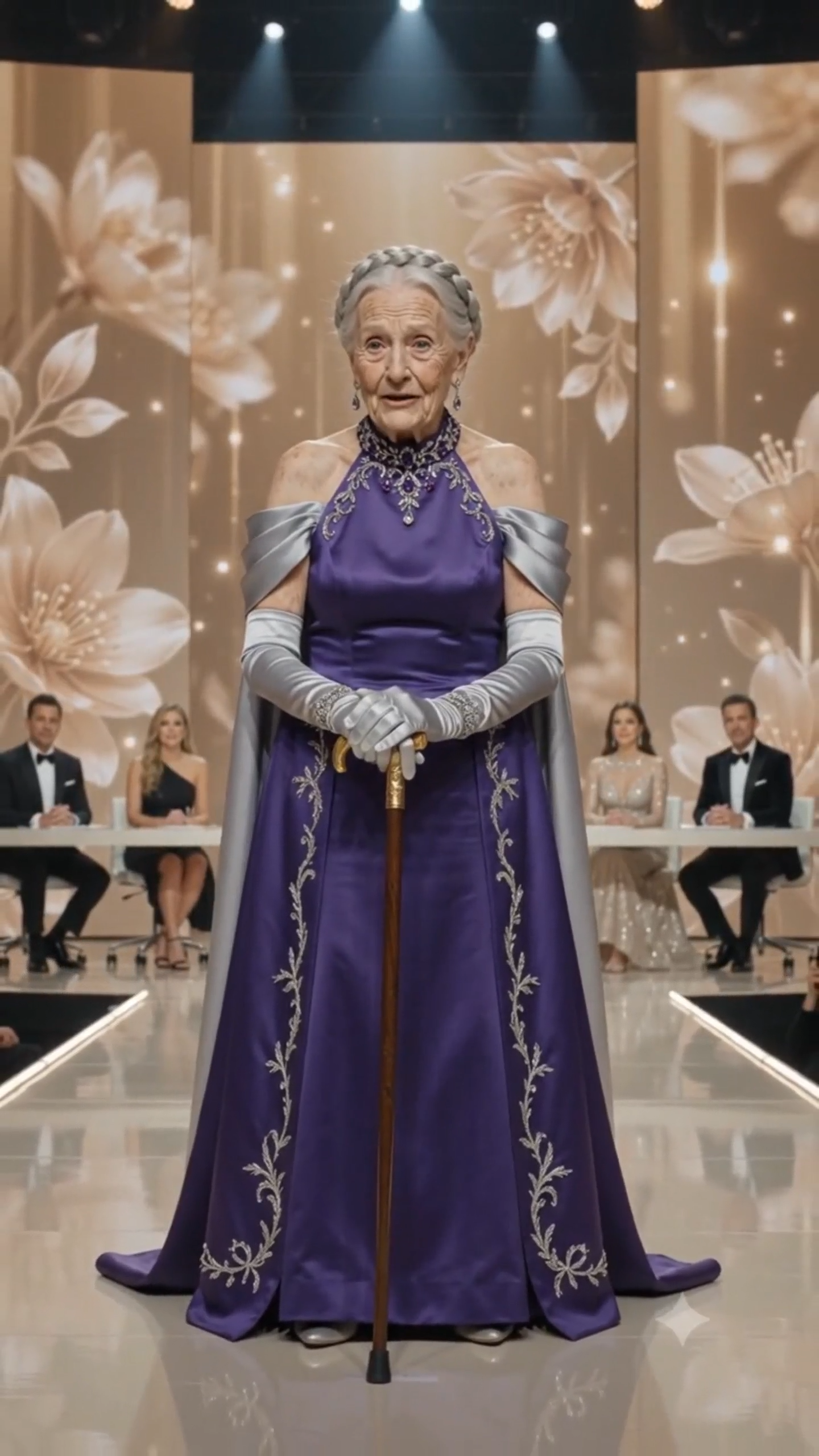 Full : An 85-year-old woman on stage at the Miss Grand pageant was ridiculed.