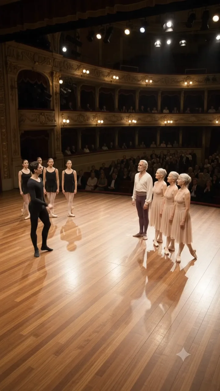 PART 2 : The young dancers laughed mockingly... until the music started playing.