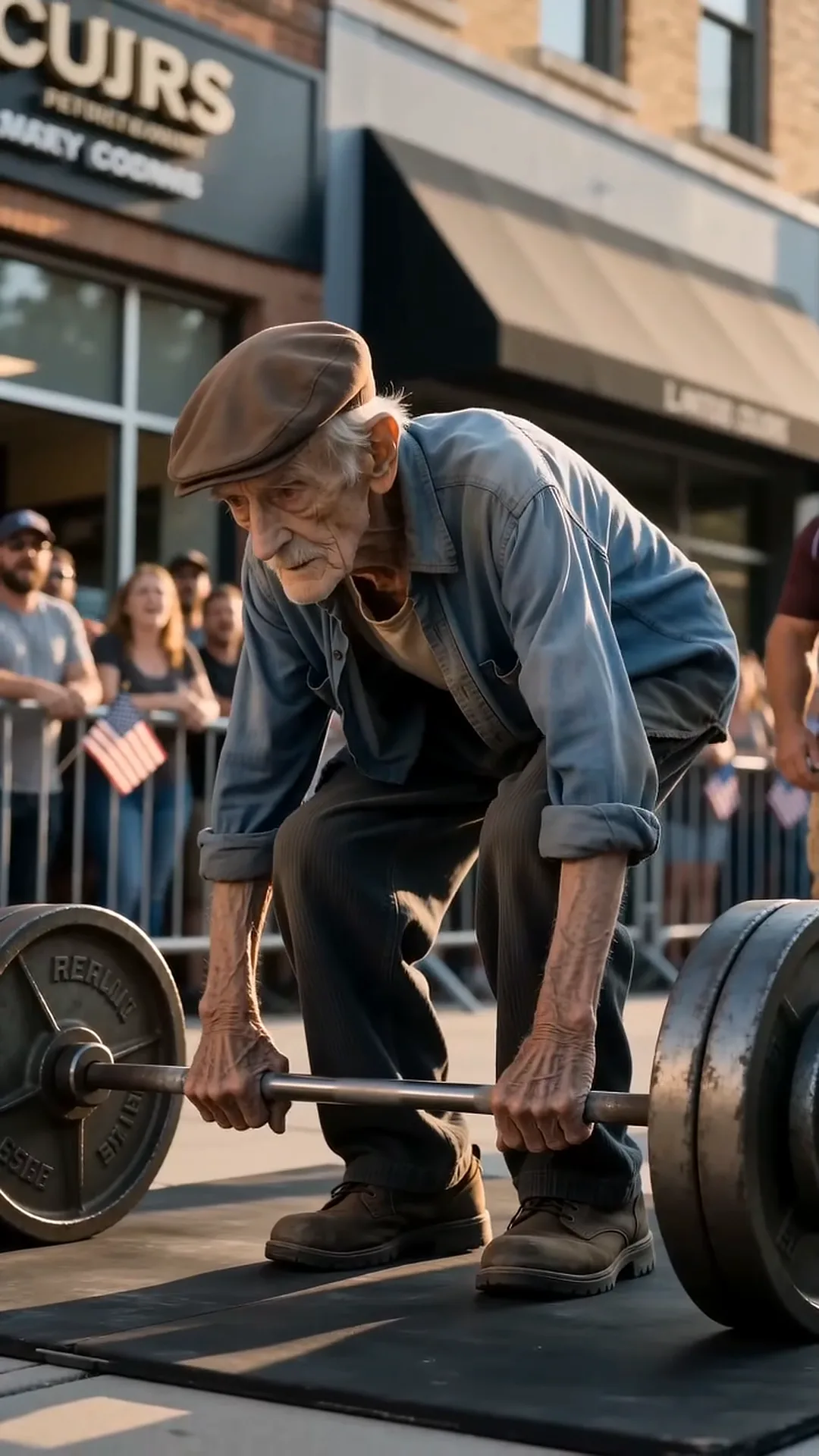 Full: DT. THEY BET $10,000 ON THIS BARBELL — NOBODY EXPECTED GRANDPA TO TRY