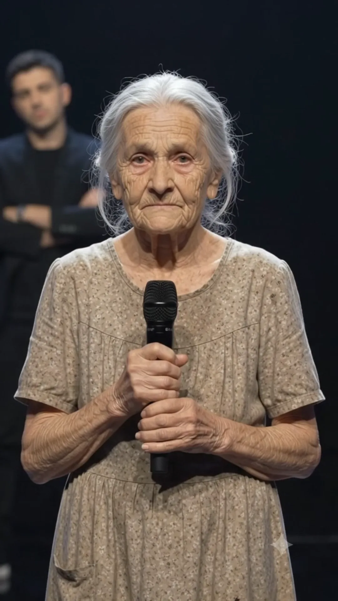 Full: D. THE OLD WOMAN WALKED ONSTAGE — THEN THE ENTIRE THEATER WENT SILENT