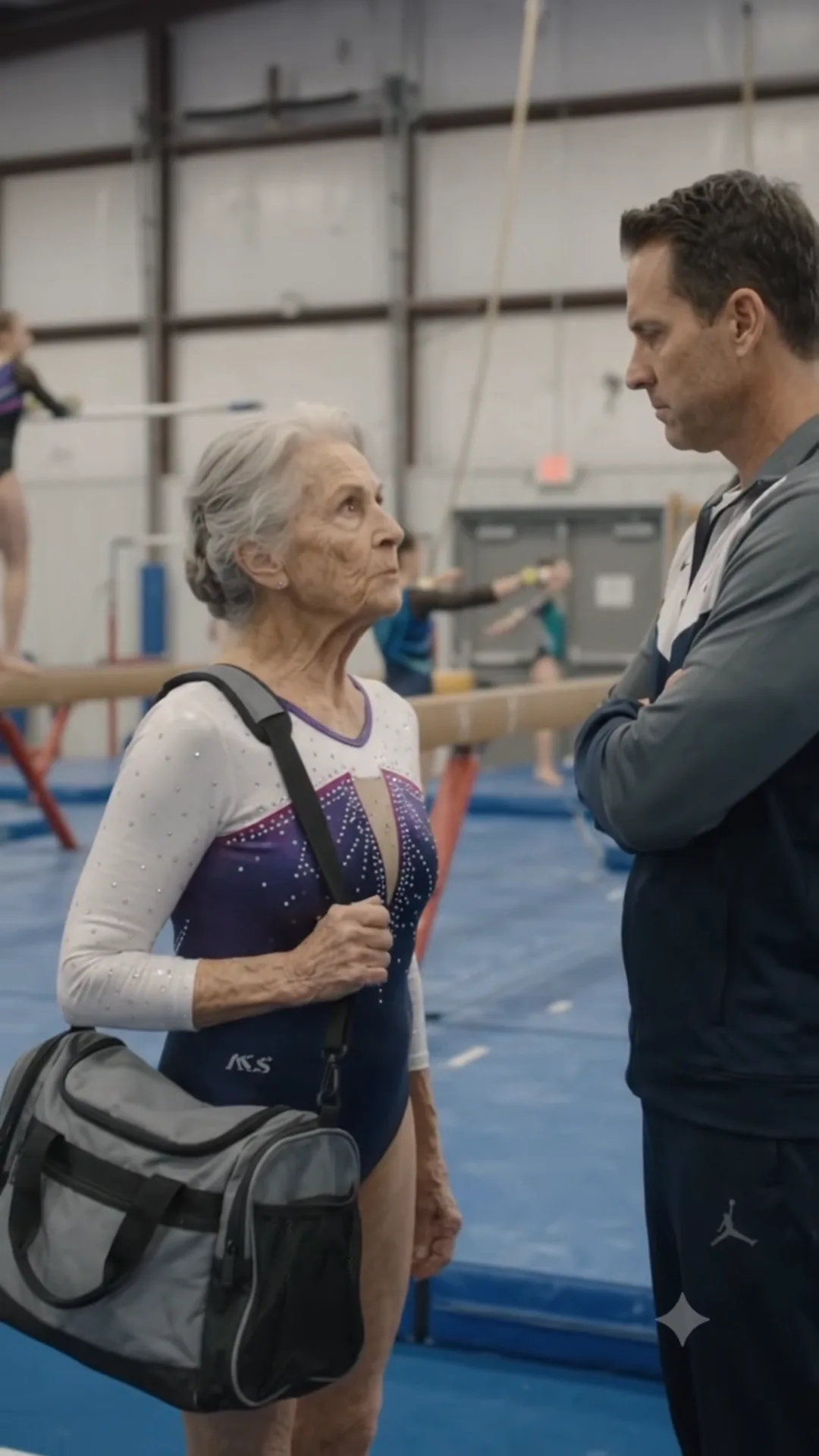 Full: D. THE COACH LAUGHED AT HER AGE — THEN SHE STEPPED ONTO THE RUNWAY