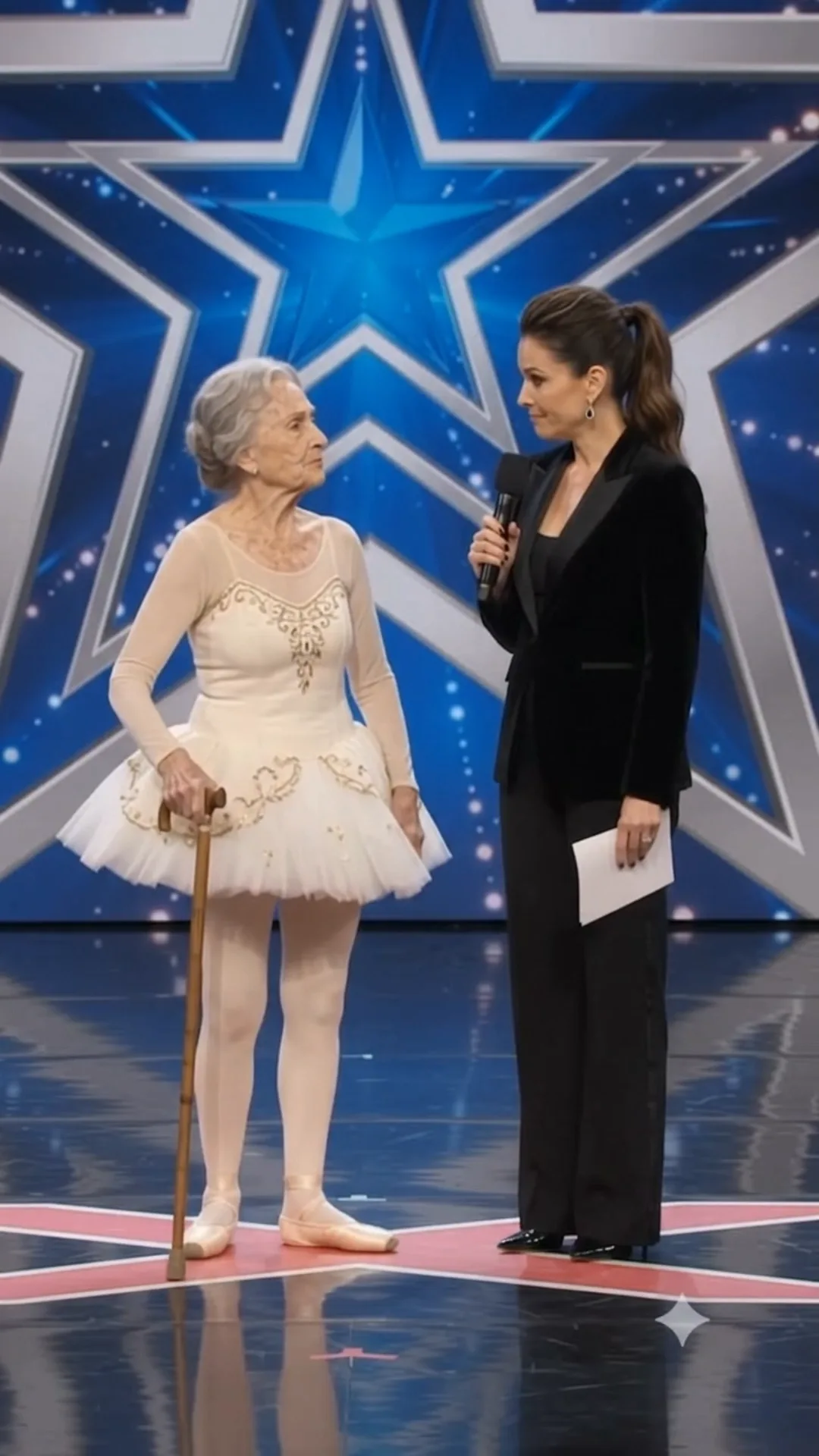 Full: D. They Laughed at the 85-Year-Old Grandma—Then She Let Go of Her Cane