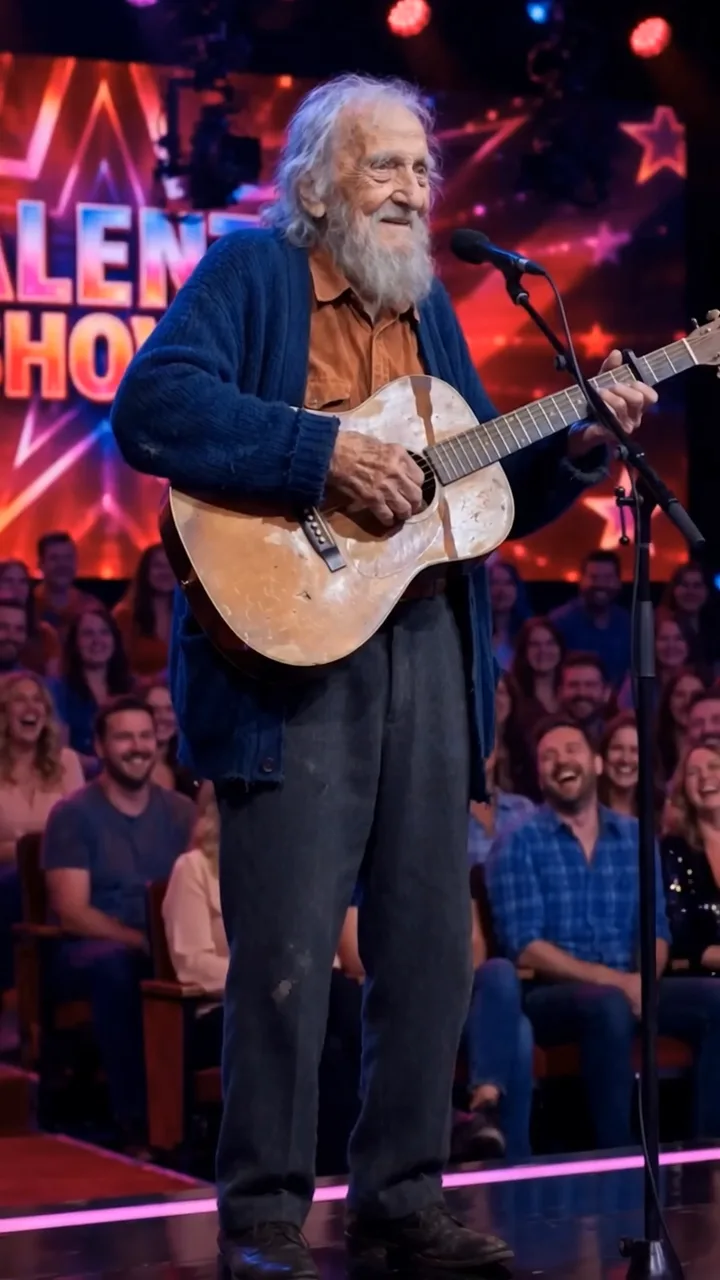 Full: DT. THE JUDGES MOCKED THE FRAIL OLD MAN… THEN HE TOUCHED HIS GUITAR