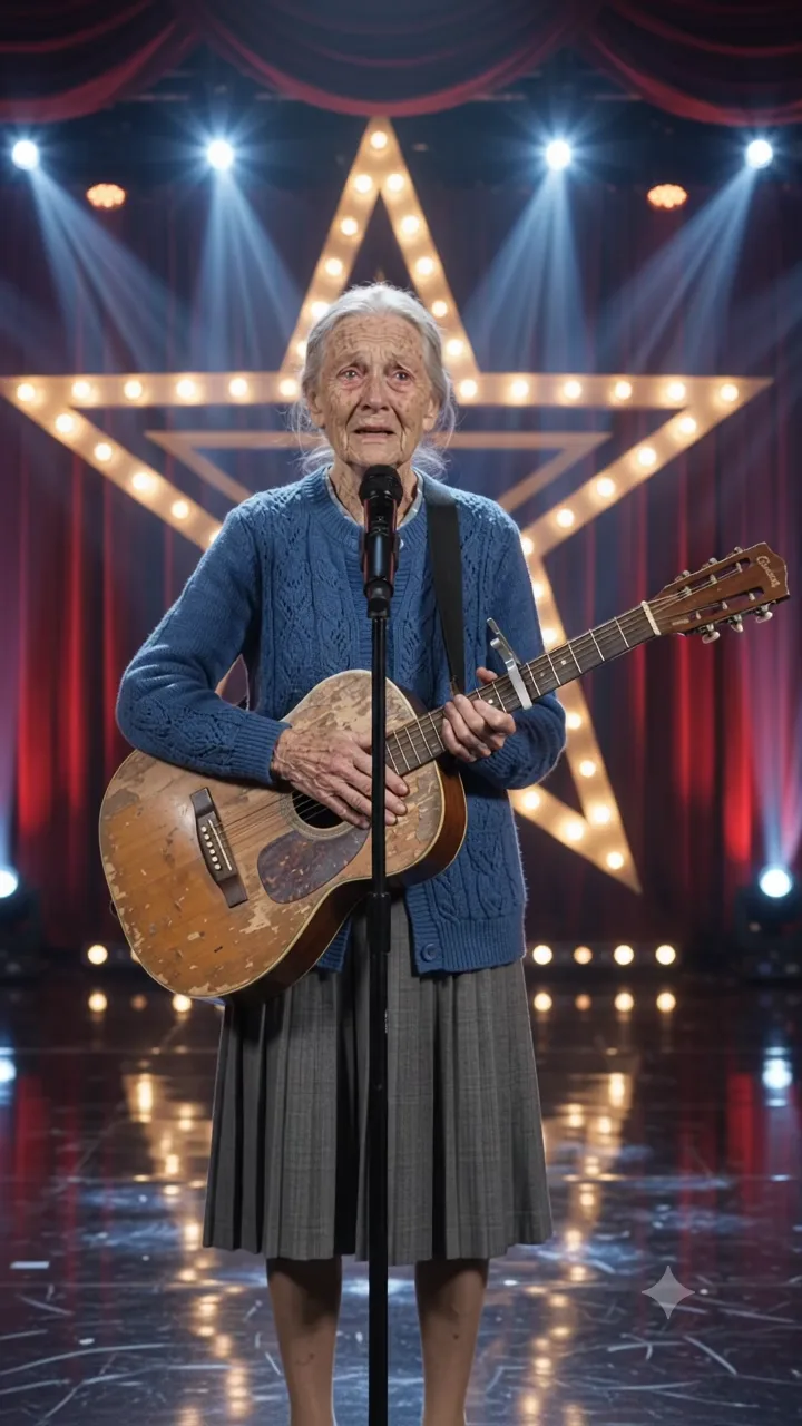 Full: D. They Laughed at the Old Woman—Until Her First Guitar Note Silenced the Entire Auditorium