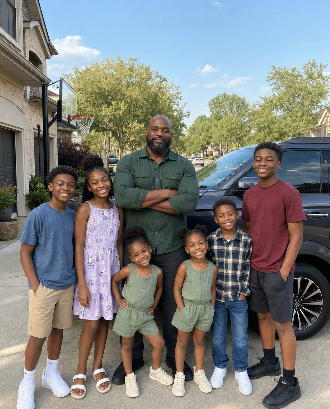 The Whole Neighborhood W3rned Us About the Father Raising 7 Kids Alone – But the Truth About His past Made Us Gasp