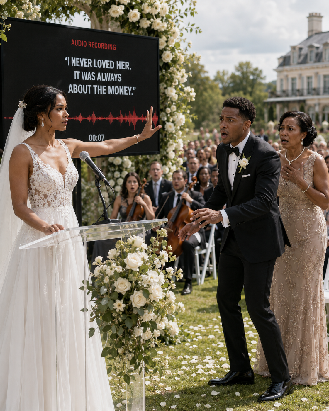 "The Night Before My Wedding, I Forgot My Coat and Walked Back Into the House Unannounced — Just in Time to Hear My Fiancé Tell His Mother: 'Tomorrow I Marry Two Hundred Million Dollars. By Autumn, I Bury Her.'"