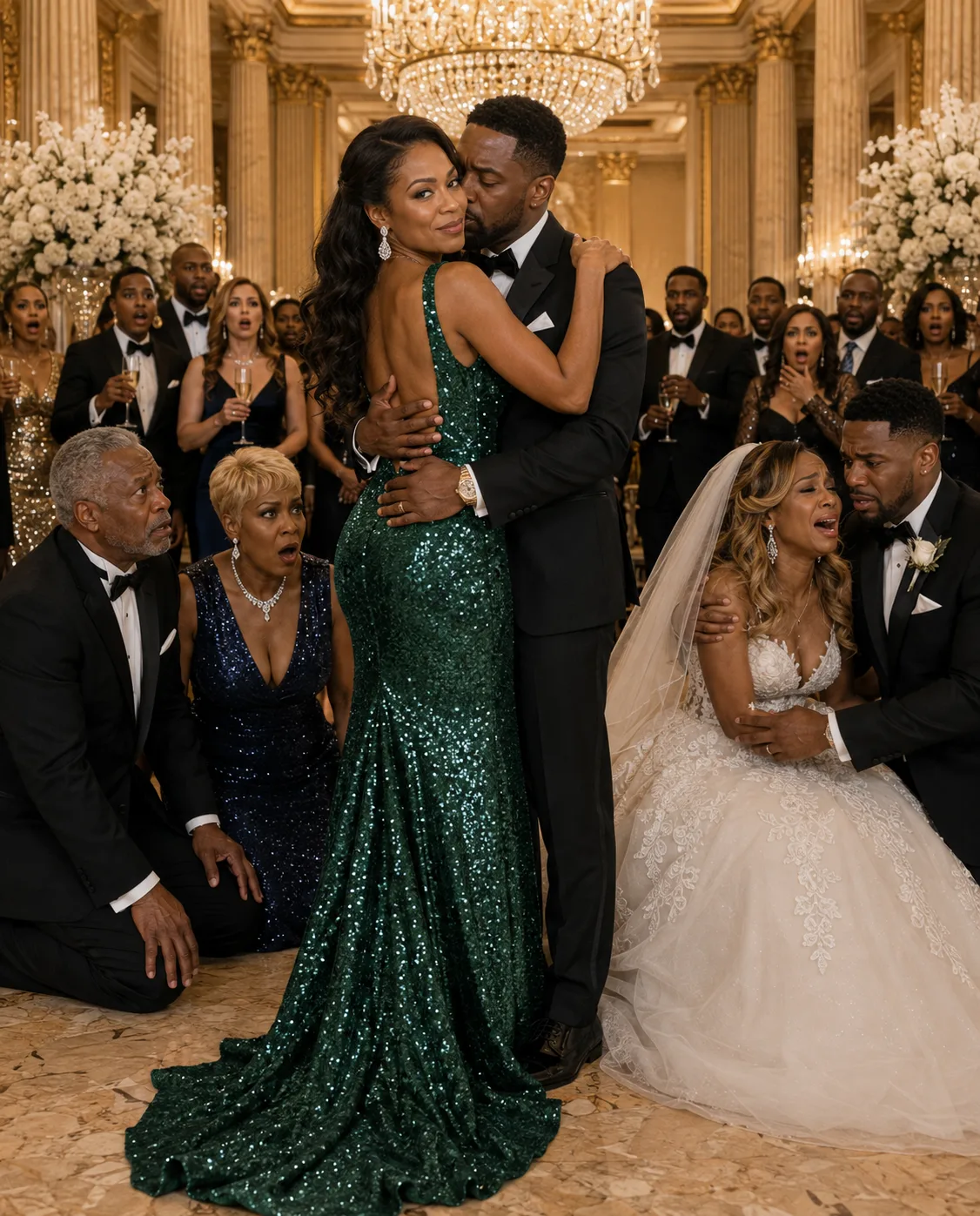 At my sister’s $5 million wedding in San Francisco, my father deliberately poured red wine all over my custom silk dress before sneering, “You’re a pathetic spinster! No one would ever want you.” My mother joined in the laughter as 300 guests watched me stand there soaked and publicly humiliated. I quietly made one phone call.