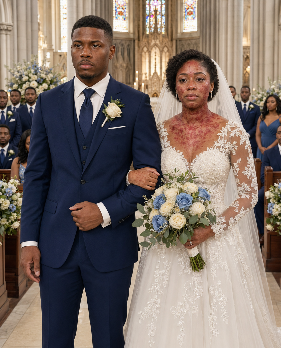 He married the daughter everyone called “the ugliest” in one of the country’s most powerful families for her money. But on their wedding night, he found bl00d beneath her wedding dress.