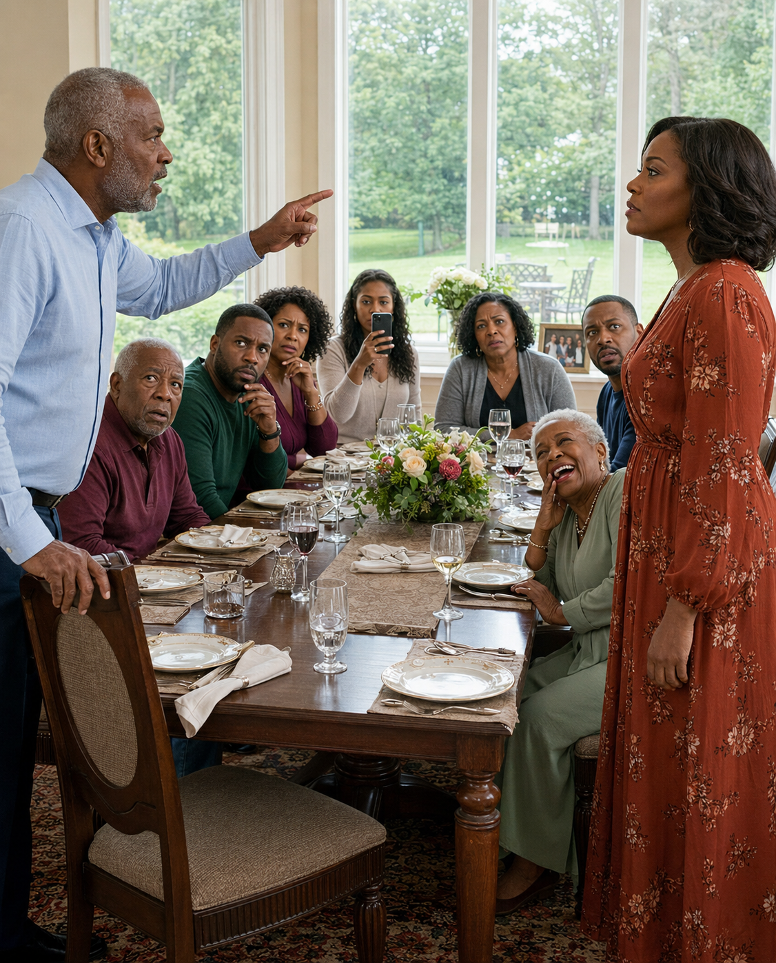 I was about to sit at the dinner table. My father stopped me and pushed the chair away. Without looking at me, he said, “I don’t sit with a poor, useless kid.”