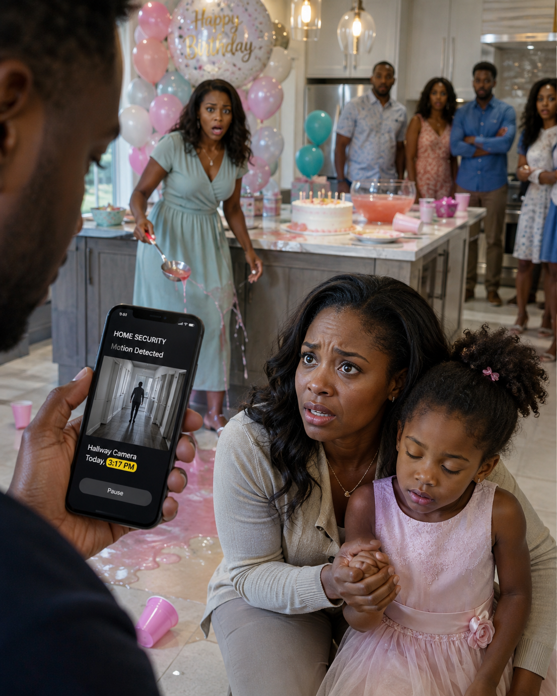 "My 7-Year-Old Collapsed at Her Own Birthday Party Seconds After Drinking Lemonade My Sister Mixed. When My Husband Pulled Up the Security Footage, It Showed Her Carrying My Daughter's Cup Into the Laundry Room Minutes Before."