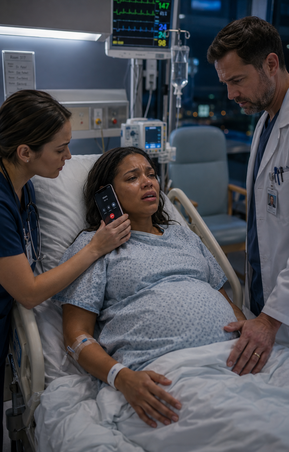 "I Went Into Emergency Labor With Triplets at 28 Weeks — When the Nurse Finally Reached My Husband, We Heard Him Laughing With Another Woman: 'Let the Doctors Deal With It. I'm Tired of Pretending My Wife Is the Center of the Universe.'"
