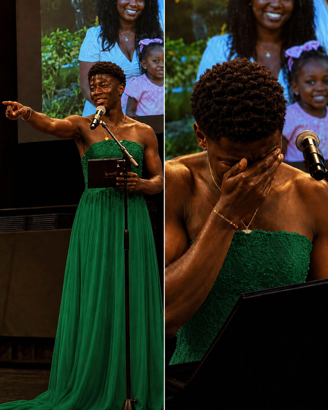 My Son Walked Across the Graduation Stage in a Bright Red Dress While the Auditorium Giggled — He Did It for Me.