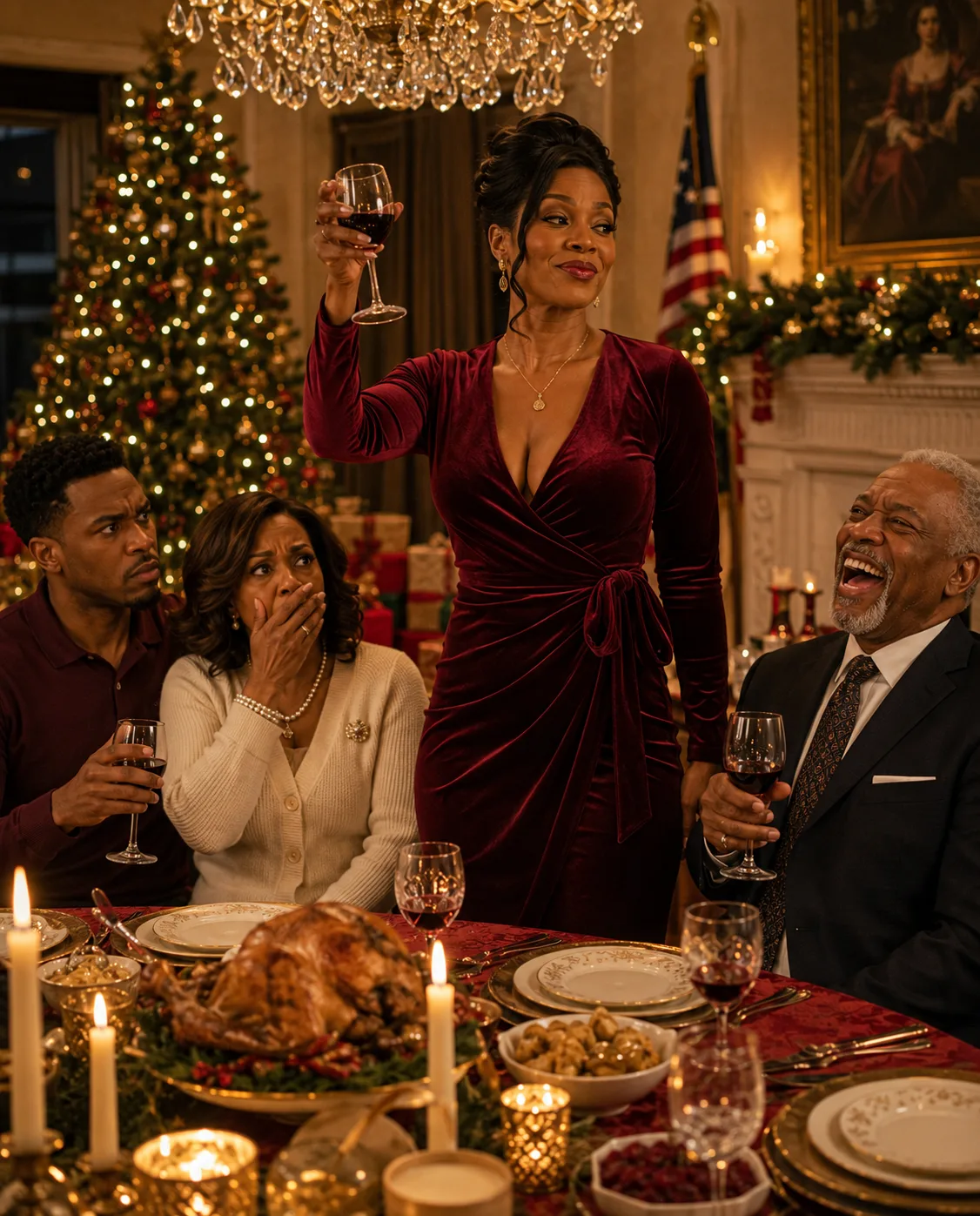 At Christmas dinner, my sister laughed and said, “Let’s toast to my brother—still the family’s biggest disappointment.”