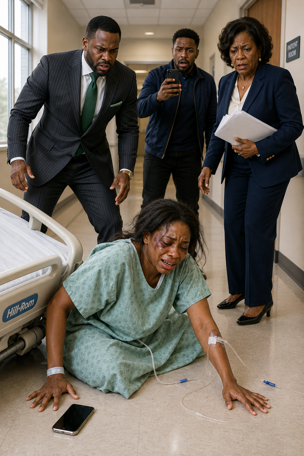 I woke in the hospital to my husband’s smile and his mother calling me confused. But I remembered sabotaged brakes and “Call us if she di3s.” They planned to take everything—until the stranger who rescued me arrived with proof.