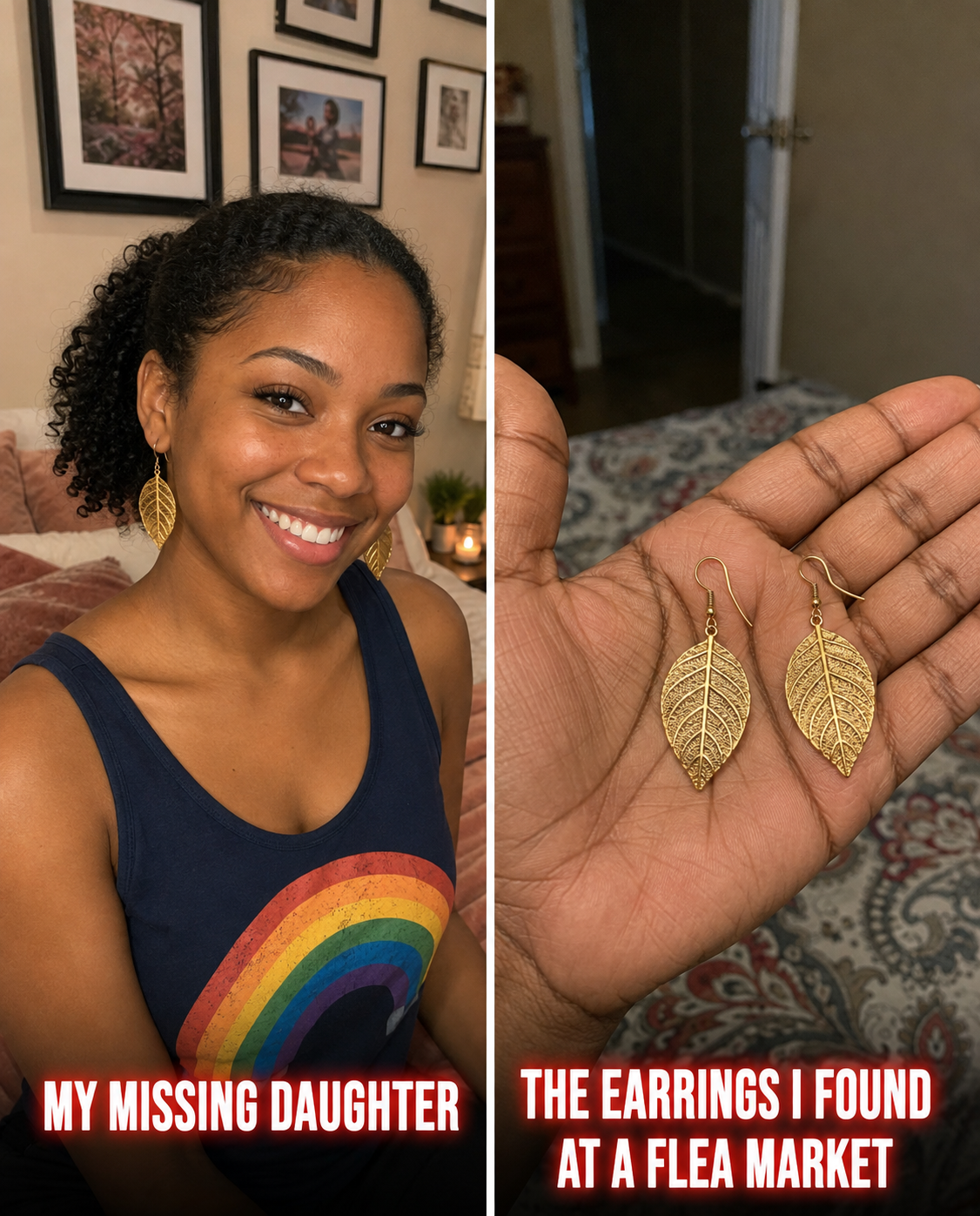 I Spotted My Missing Daughter’s Earrings at a Flea Market – The Next Morning, an Officer Came to My Door and Said One Sentence That Almost Brought Me to My Knees