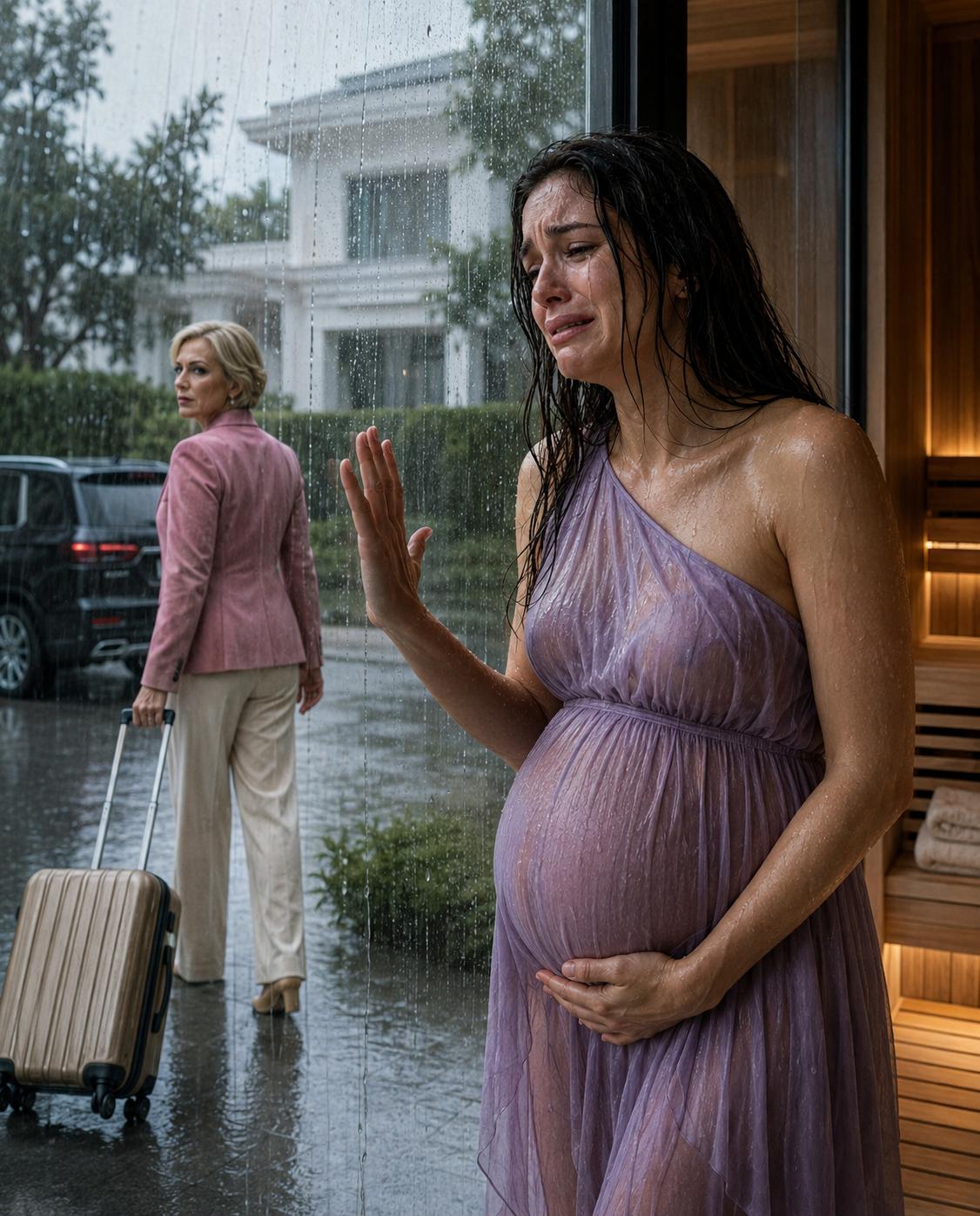 I was about to give birth when my mother-in-law locked me in a hot room with a note on the door: “Maybe now you’ll learn to respect this family.” My father-in-law saw the lock and walked away. When the contractions started, I stopped begging for help and protected one piece of evidence… never knowing that single page would eventually put the whole family in court.