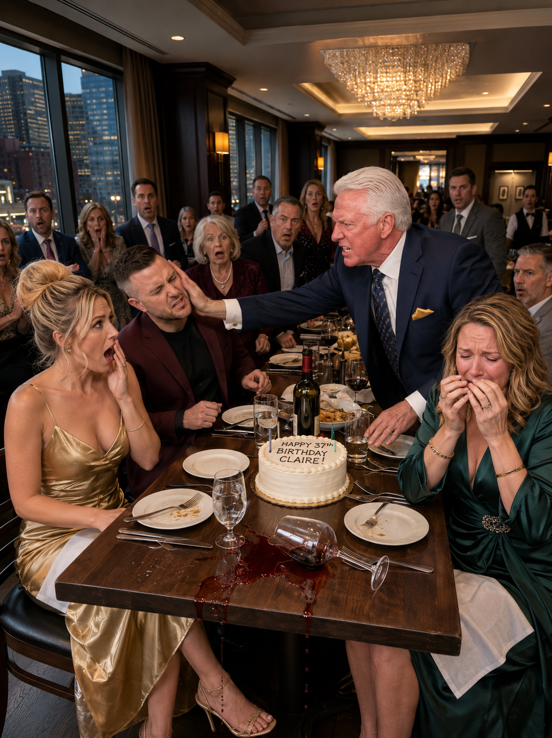 My husband introduced his mistress in front of the entire family in his father’s birthday dinner. He clearly wanted everyone to know exactly who he had chosen. But his father noticed something far more serious than the betrayal. Seconds later, he confronted his own son and ordered, “Get out.”