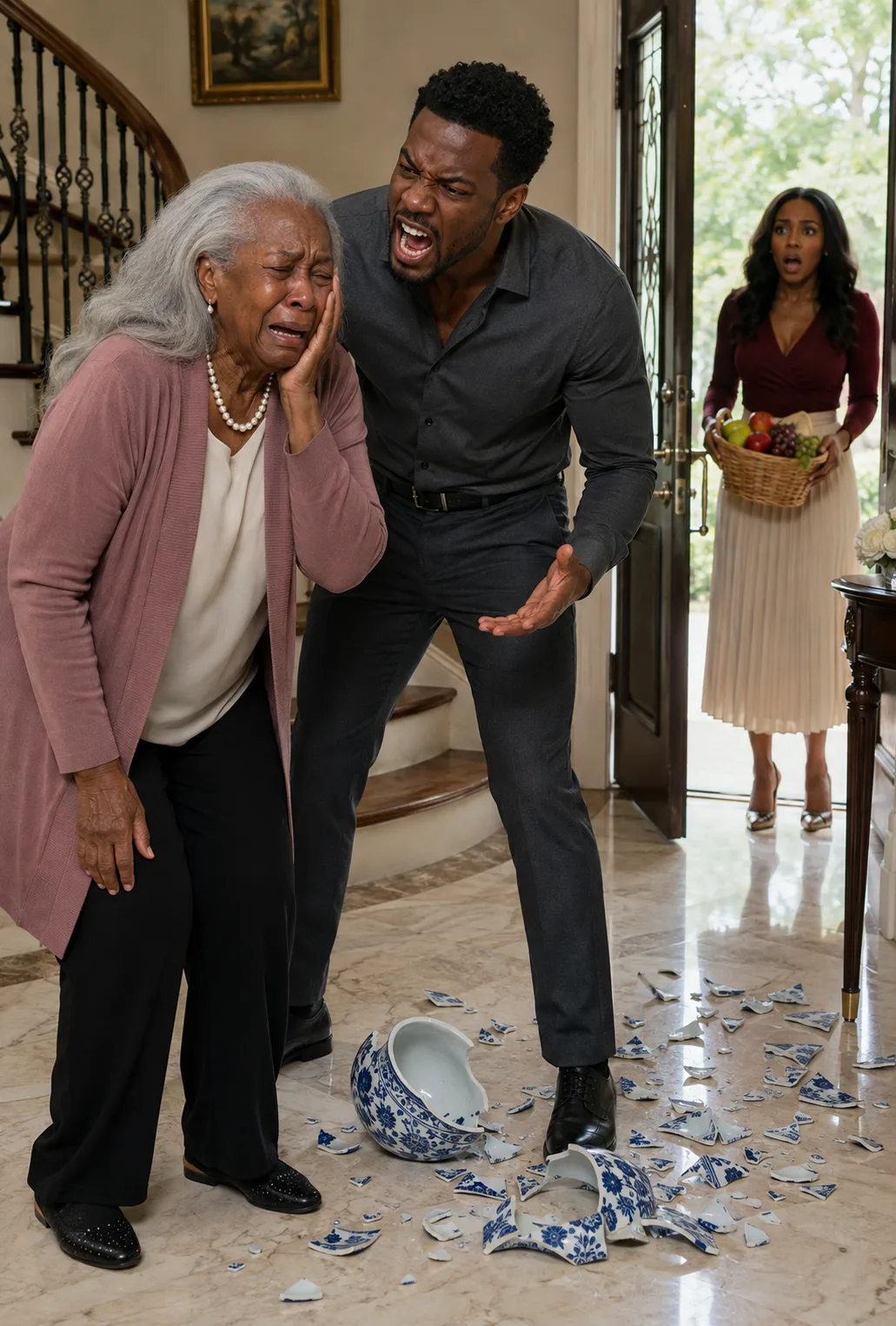 My husband str:uck my mother twice right in front of me and demanded, “Either she leaves tonight or our marriage is over.”