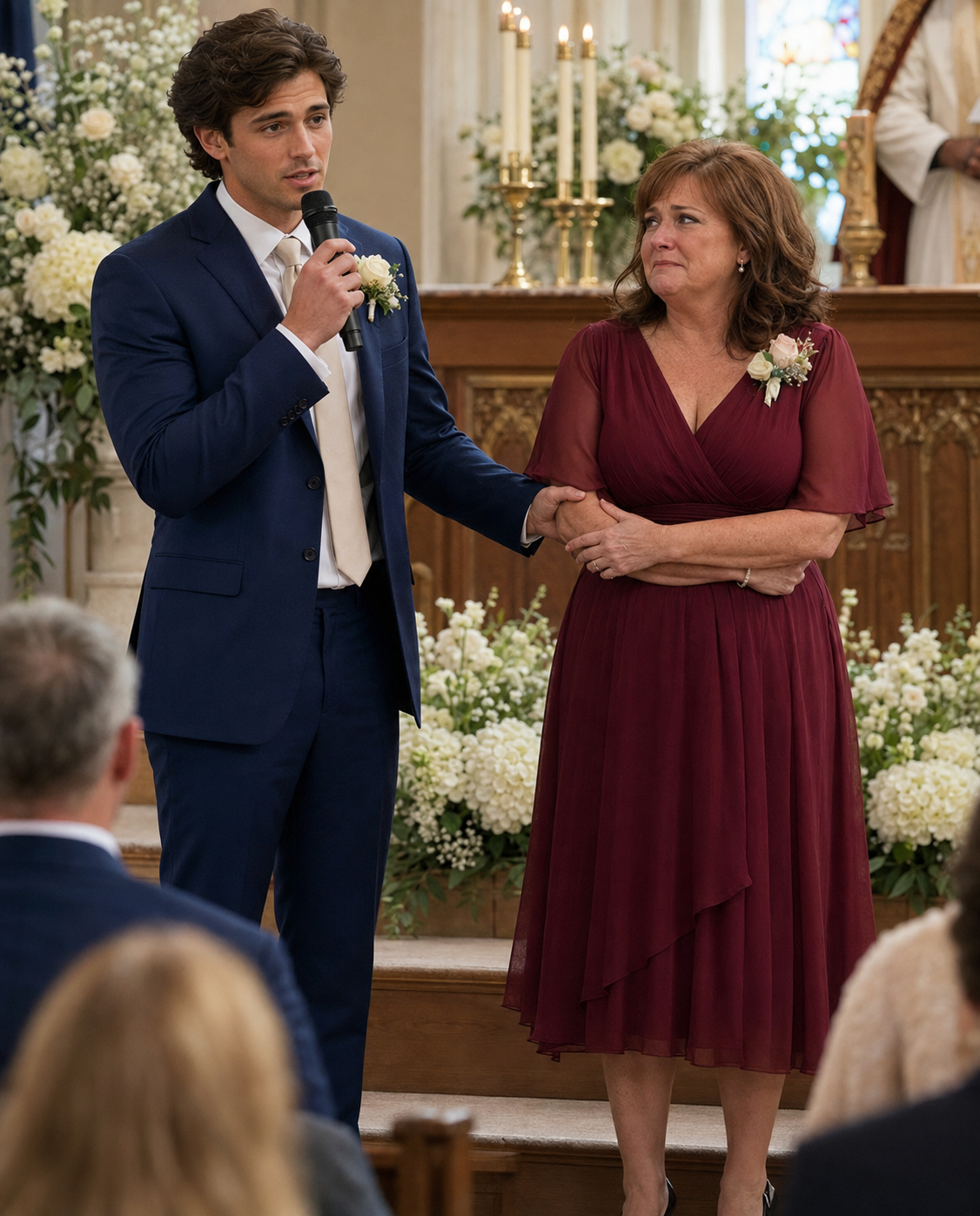 My Daughter Asked Me Not to Come to Her Wedding Because I’d ‘Embarrass’ Her – What the Groom Did at the Altar Left 200 Guests Frozen