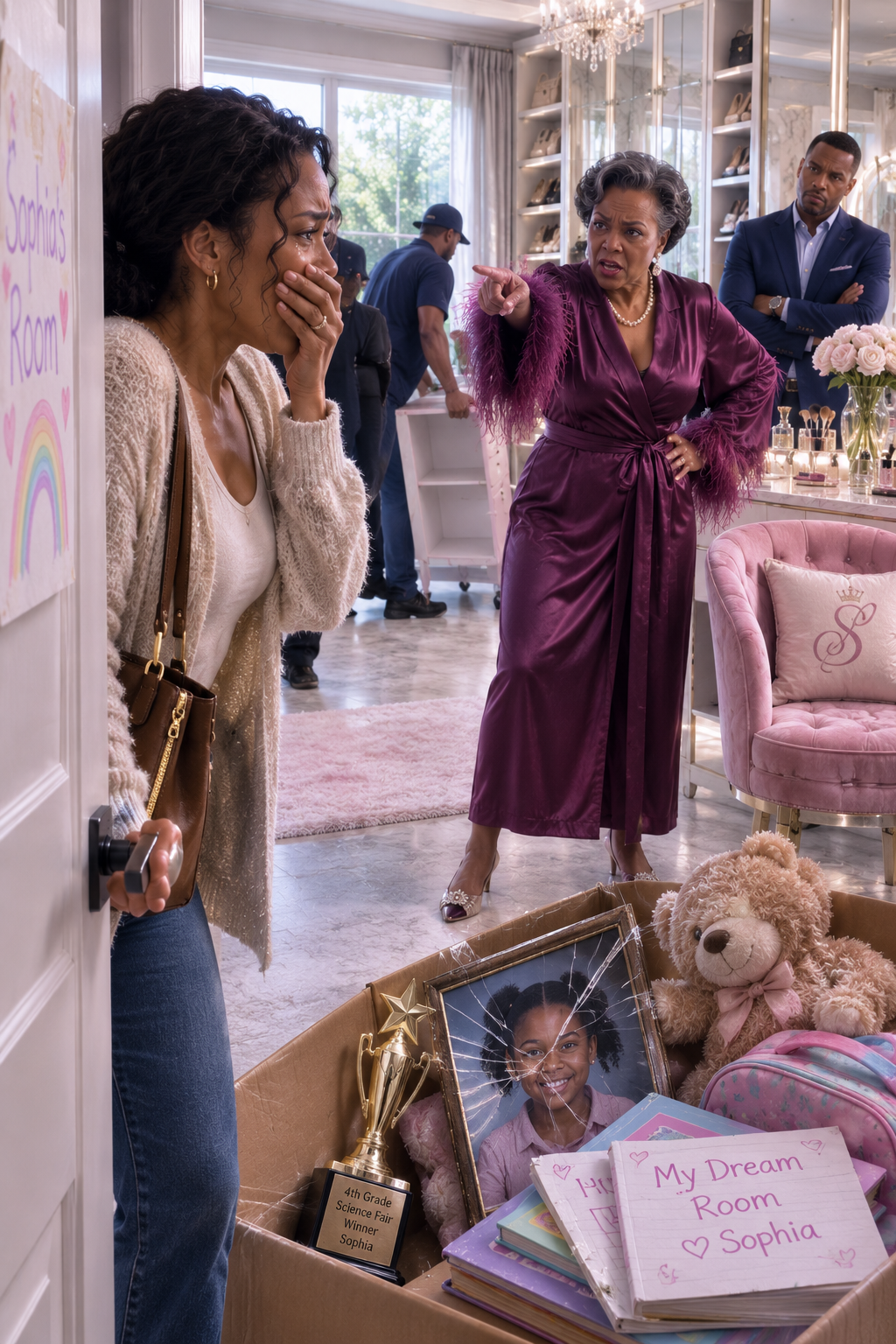 "I Came Home From a Work Trip to Find My Son's Bedroom Turned Into My Mother-in-Law's Closet — His Trophies in the Trash, His Late Grandfather's Desk Dismantled. My Husband Knew the Movers Were Coming Before I Even Left."