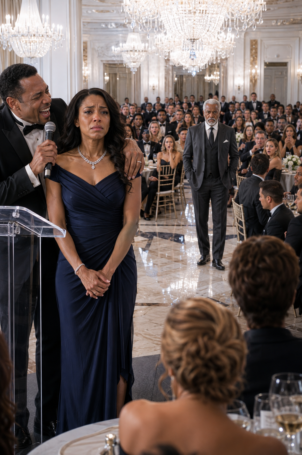"My Husband Put Me Up for Auction on Stage in Front of 300 Guests — 'Twenty Dollars for My Wife, She Almost Never Complains.' Then a Stranger in the Back of the Room Said Two Words: 'Two Million.'"