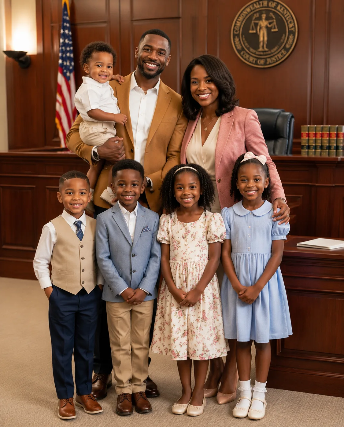 A 29-year-old single man fought to keep five siblings under seven from being separated—and when the judge finally asked why he was willing to sacrifice everything for children he barely knew, his answer changed the entire courtroom.
