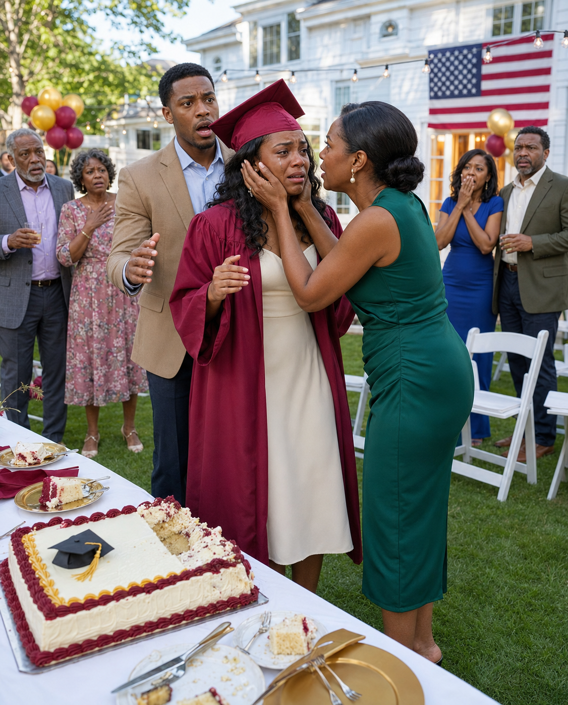 My stepmother lashed out and st:ru:ck me the moment I revealed my engagement at my college graduation celebration, screaming that I had no right to make such a decision without her approval. I c0:llapsed unconscious before the stunned guests. When I finally opened my eyes three days later, I learned that she and the rest of my family had crossed a line they could never repair…