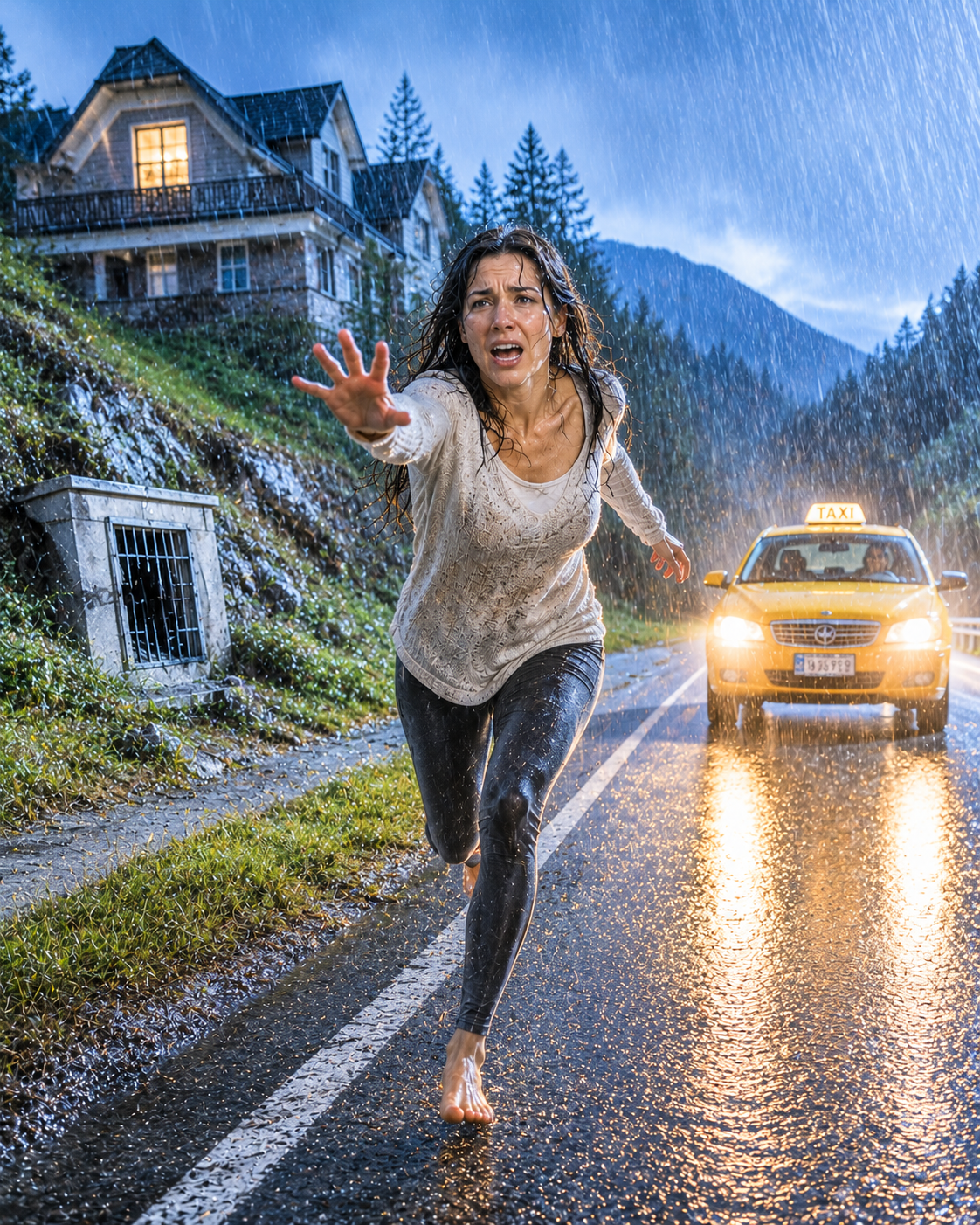 "My Husband and His Mother Locked Me in a Windowless Basement for Three Days to Force Me to Sign Over My Late Mother's House. On the Third Night, I Pried Open an Iron Grate and Ran Barefoot Through a Storm to Find My Father."