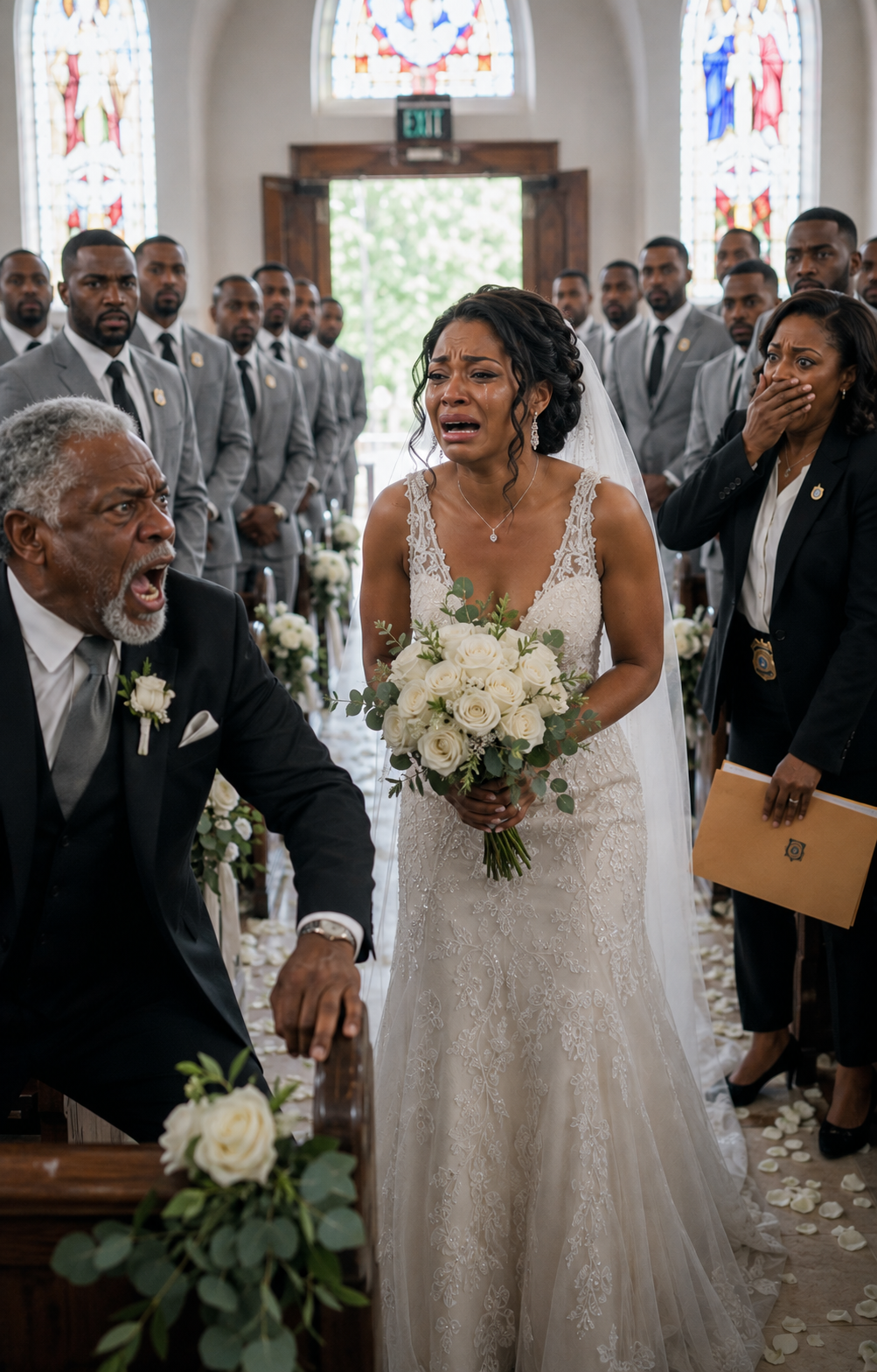 "My Father Refused to Walk Me Down the Aisle Because I Married 'a Nobody' — Then 30 Strangers in Gray Suits Walked Into My Wedding and an Investigator Told Him the State Attorney General Was Waiting Outside."