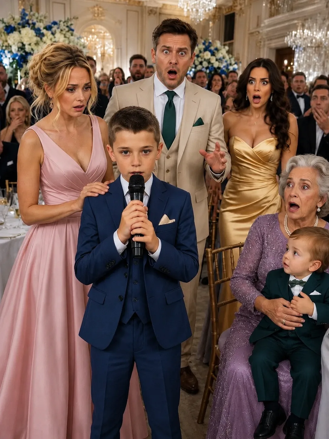 My husband brought his mistress and their secret child to my mother-in-law’s birthday party. In front of the entire family, he looked at me and said, “You don’t belong here anymore.”