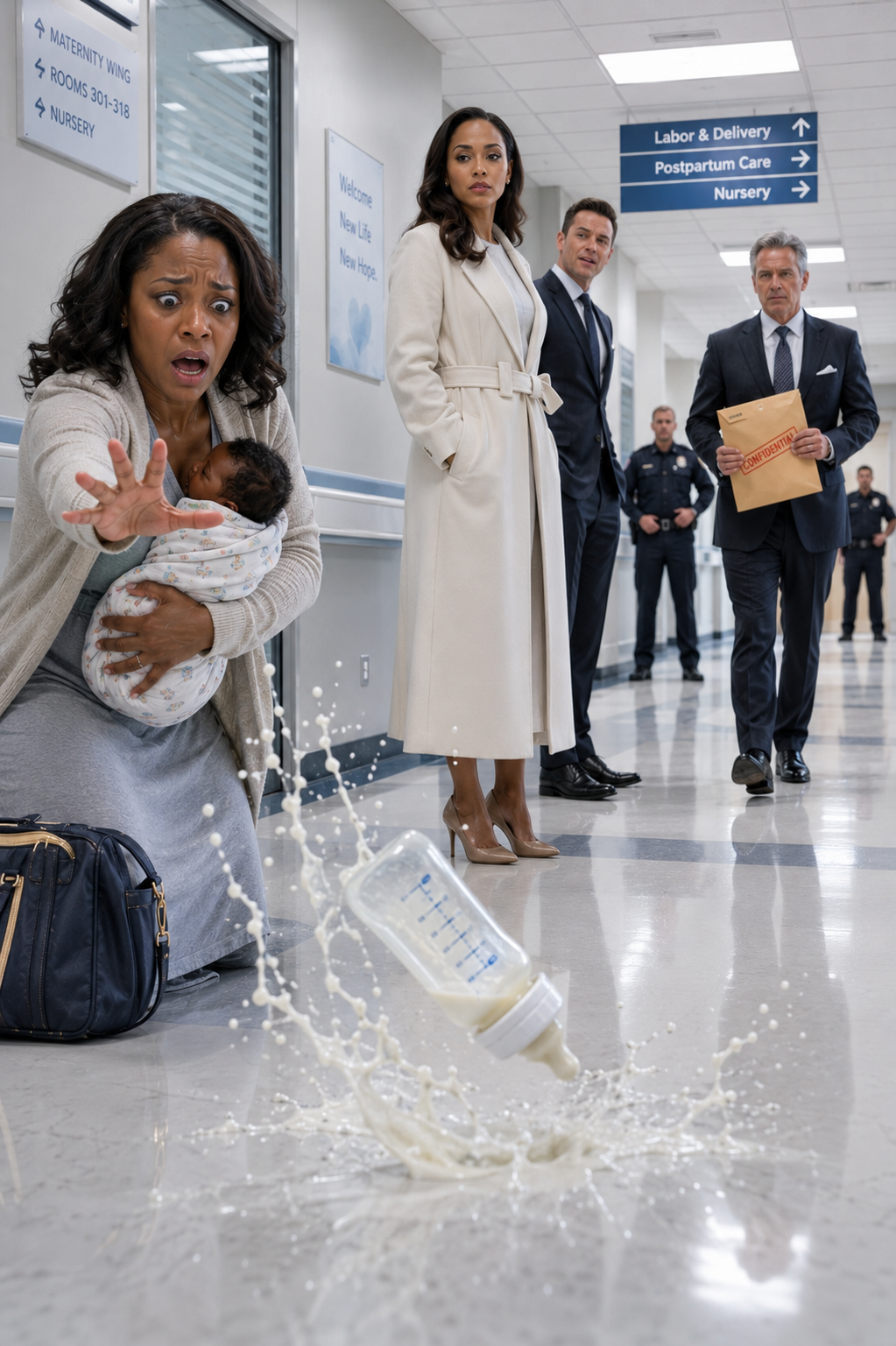 "My Ex-Husband Cornered Me in a Hospital Hallway to Announce I Was 'The Failure' in Our Marriage — Then a Doctor Walked Up With a Sealed Envelope Proving I Was Never Infertile. His New Girlfriend Dropped the Baby Bottle the Second She Saw Him."
