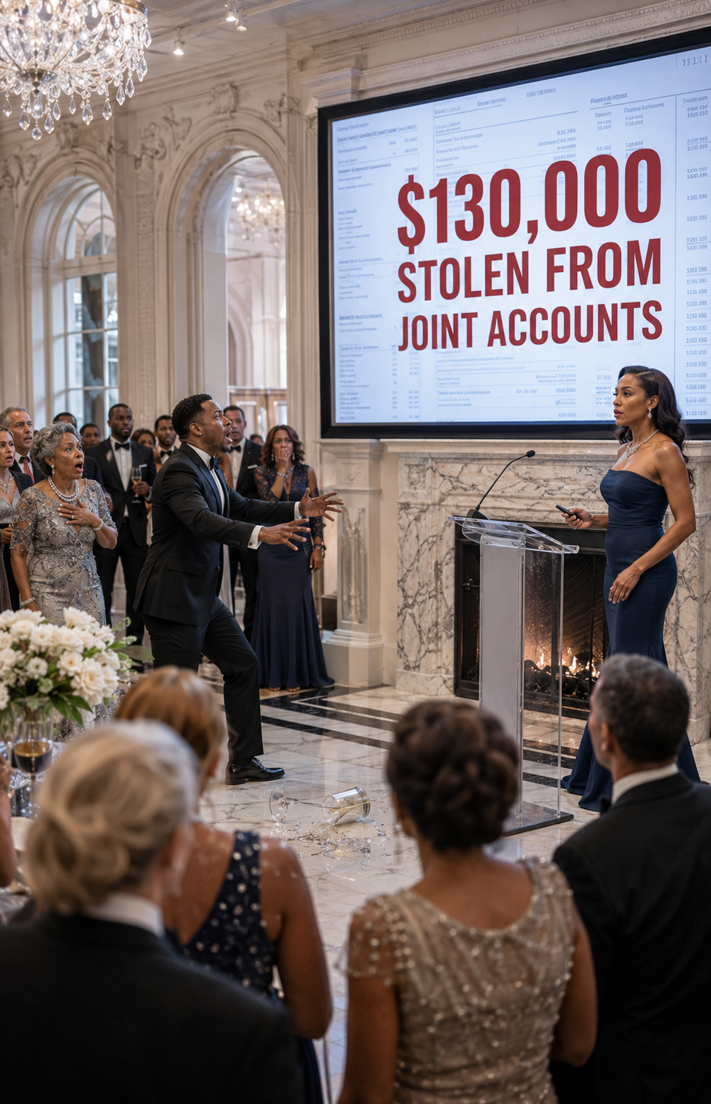 "I Found Enhancement Pills in My Husband's Jacket Pocket After Six Months of No Intimacy — At His Mother's 65th Birthday Gala, I Played a 'Family Slideshow' for 60 Guests That Showed Exactly Who He'd Been Sleeping With."