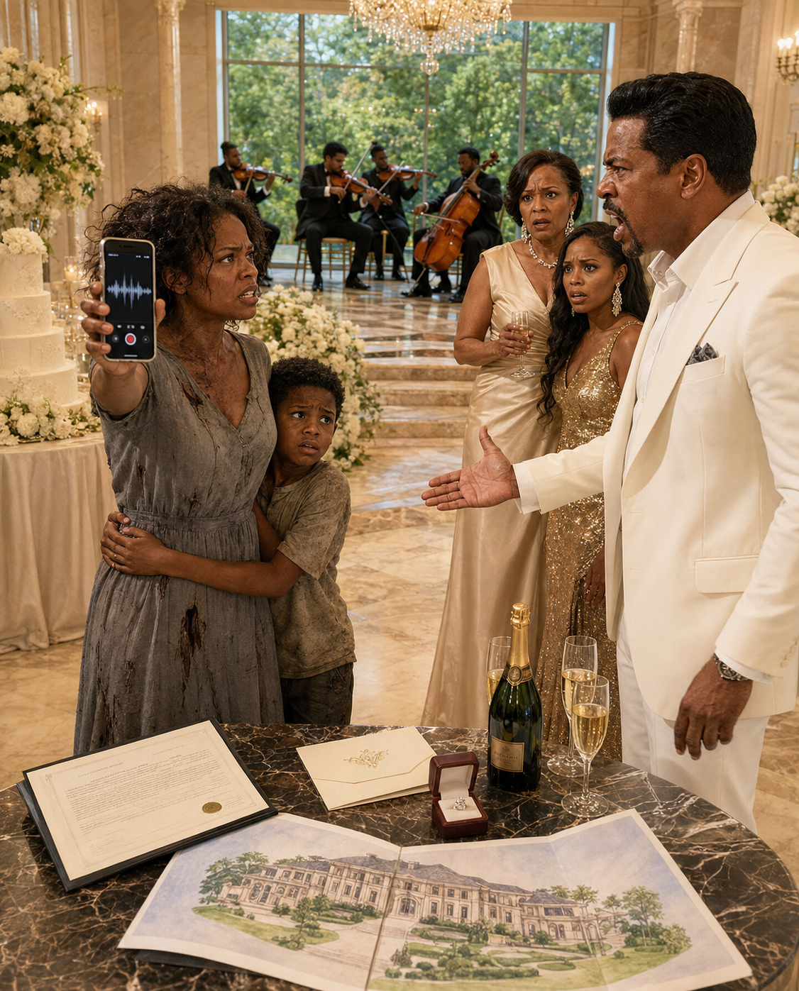 “Have That Woman Removed Before the Guests Arrive,” My Mother-in-Law Said Outside My Own Mansion. Five Minutes of Secret Audio Destroyed Their Engagement Party—and Exposed the Fortune They’d Stolen for Two Years.