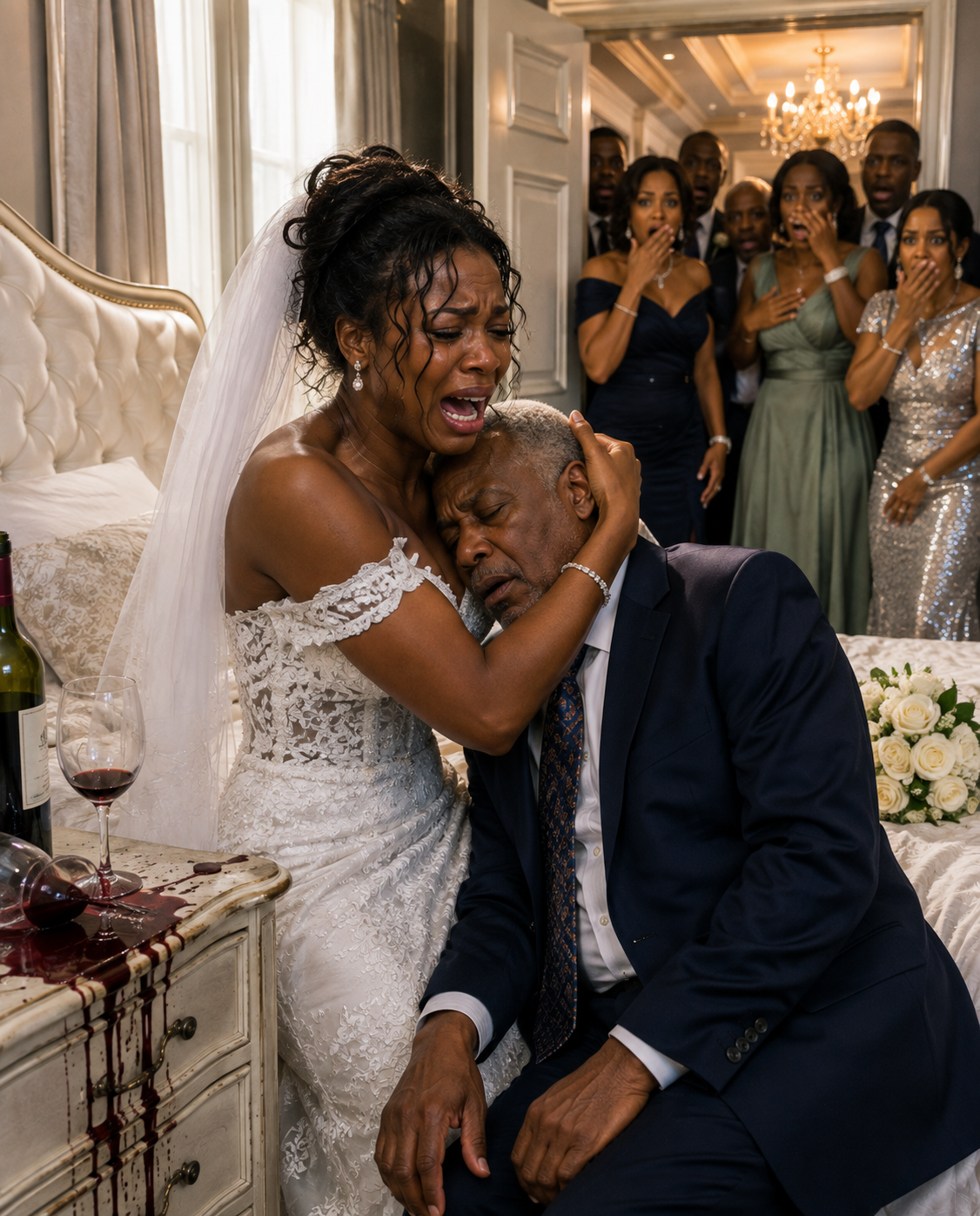 In our first night of marriage, the 75-year-old millionaire closed the door, looked at his 20-year-old wife, and said, “Now you have to fulfill your duties as my wife.” When he started taking off her dress, she didn’t scream or run away… and he was left completely paralyzed.