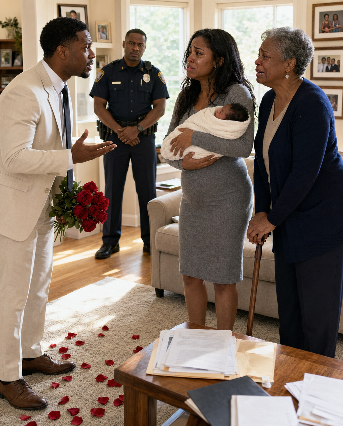 The Night I Went Into Labor, My Husband Said He Was Away on Business—but He Was Actually With Another Woman. He Had Even Forged My Signature to Take My Mother’s House.