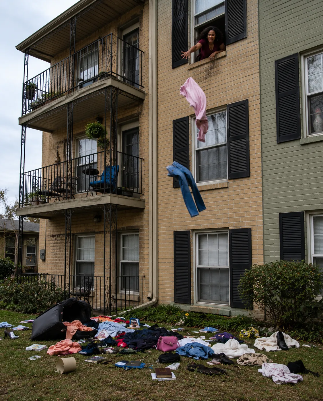 My Stepmom Threw My Belongings Out of a Third-Floor Window and Kicked Me Out Right After Dad Passed Away – She Had No Idea Karma Was Already Waiting Downstairs