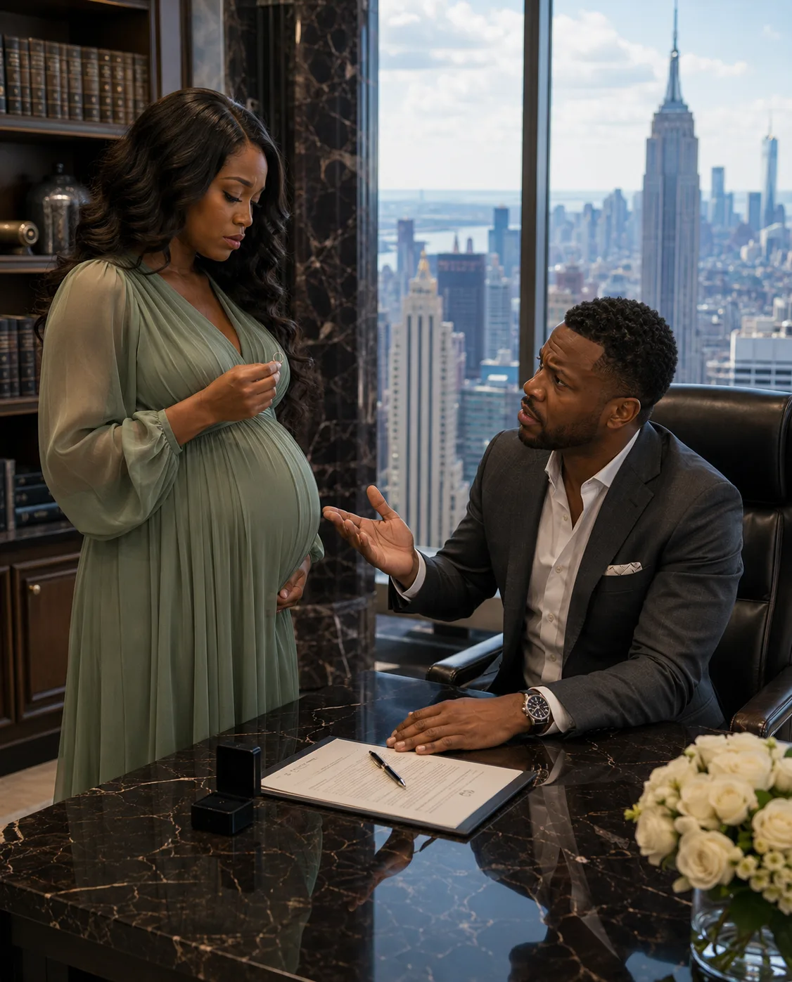 “Go Back to Her,” His Pregnant Wife Whispered Without a Single Tear—Then She Took Off Her Wedding Ring, Walked Away With Their Unborn Child, and Left Him Shattered by the Goodbye He Never Believed She’d Have the Strength to Give