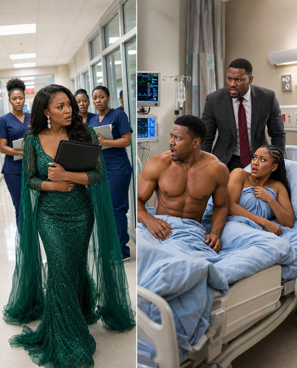 At 2 A.M., the Hospital Called Me—When I Arrived, My Husband Was Literally Stuck Inside My Brother-in-Law’s Wife. I Stood There in Shock as the Doctors Tried to Separate Them, but What I Found in His Safe Later Revealed an Even Darker Secret.