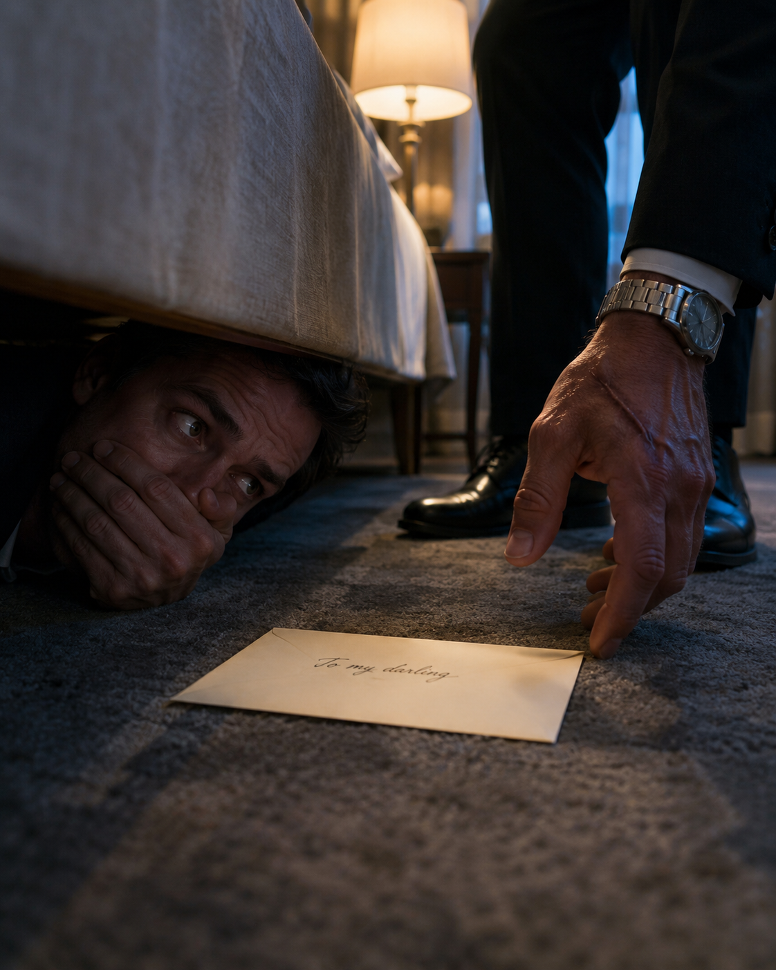 "The Night Before My Wedding, I Hid Under a Hotel Bed as a Prank and Overheard My Own Brothers Planning to Drug My Fiancée — While My Sister's Handwritten Note Rolled Across the Carpet and Stopped Right in Front of My Face."
